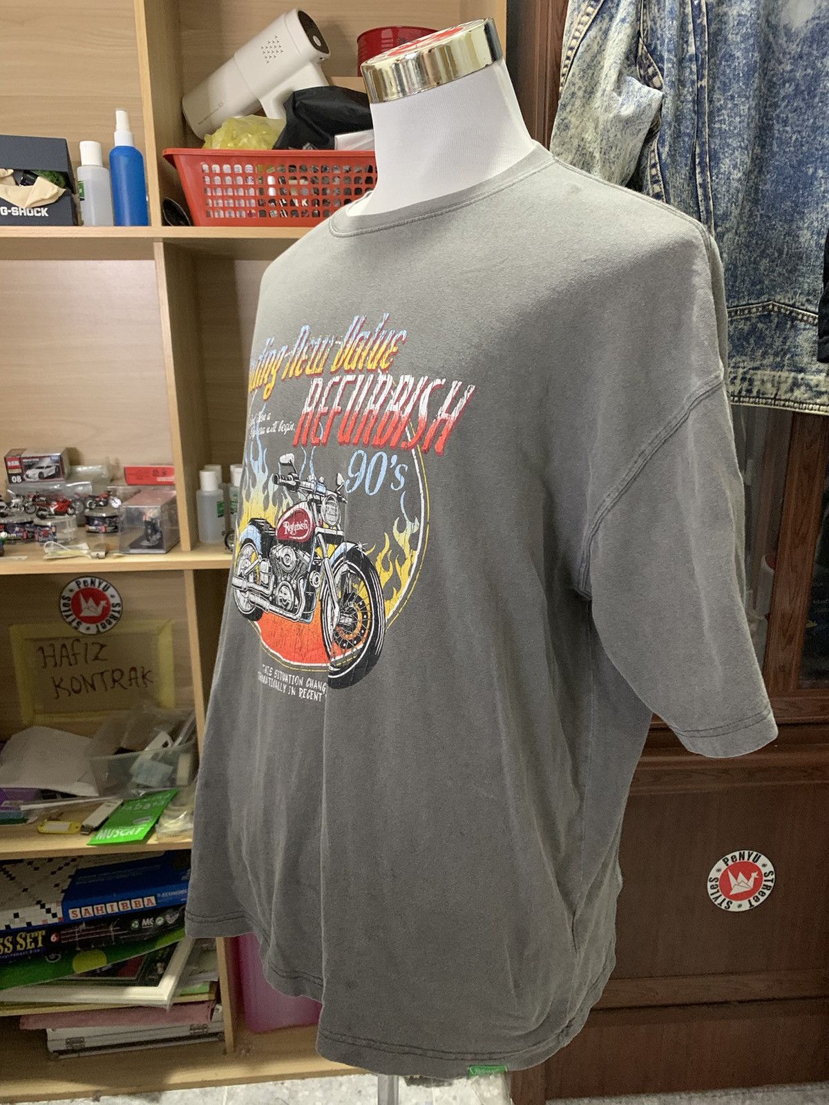 Japanese Brand Back number Refurbish Tee Size US L / EU 52-54 / 3 - 3 Thumbnail