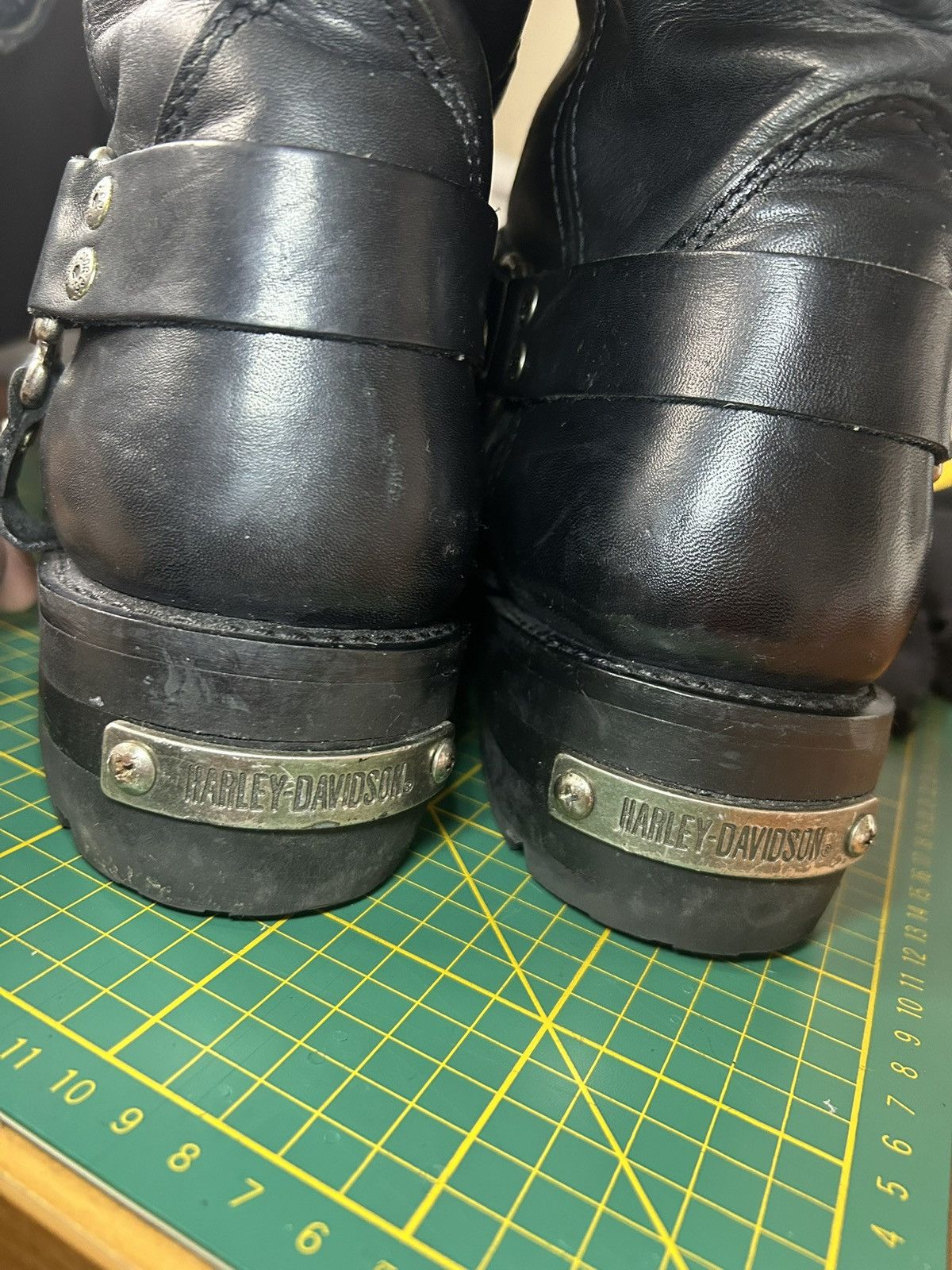 Harley Davidson Vintage Harley Davidson tall motorcycle boots Size US 12.5 / EU 45-46 - 8 Thumbnail