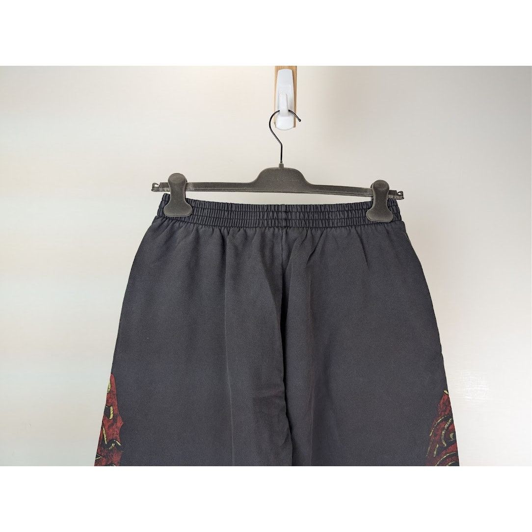 Balenciaga o1rshd1 Baggy Sweatpants / Trousers in Faded Black/Red Size US 32 / EU 48 - 11 Thumbnail