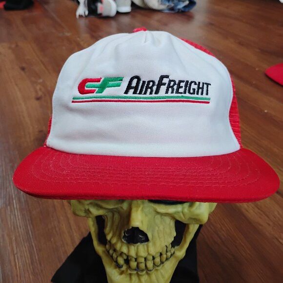 Other Vintage CF Consolidated Freightways Snap Back Trucker Hat Size ONE SIZE - 1 Thumbnail