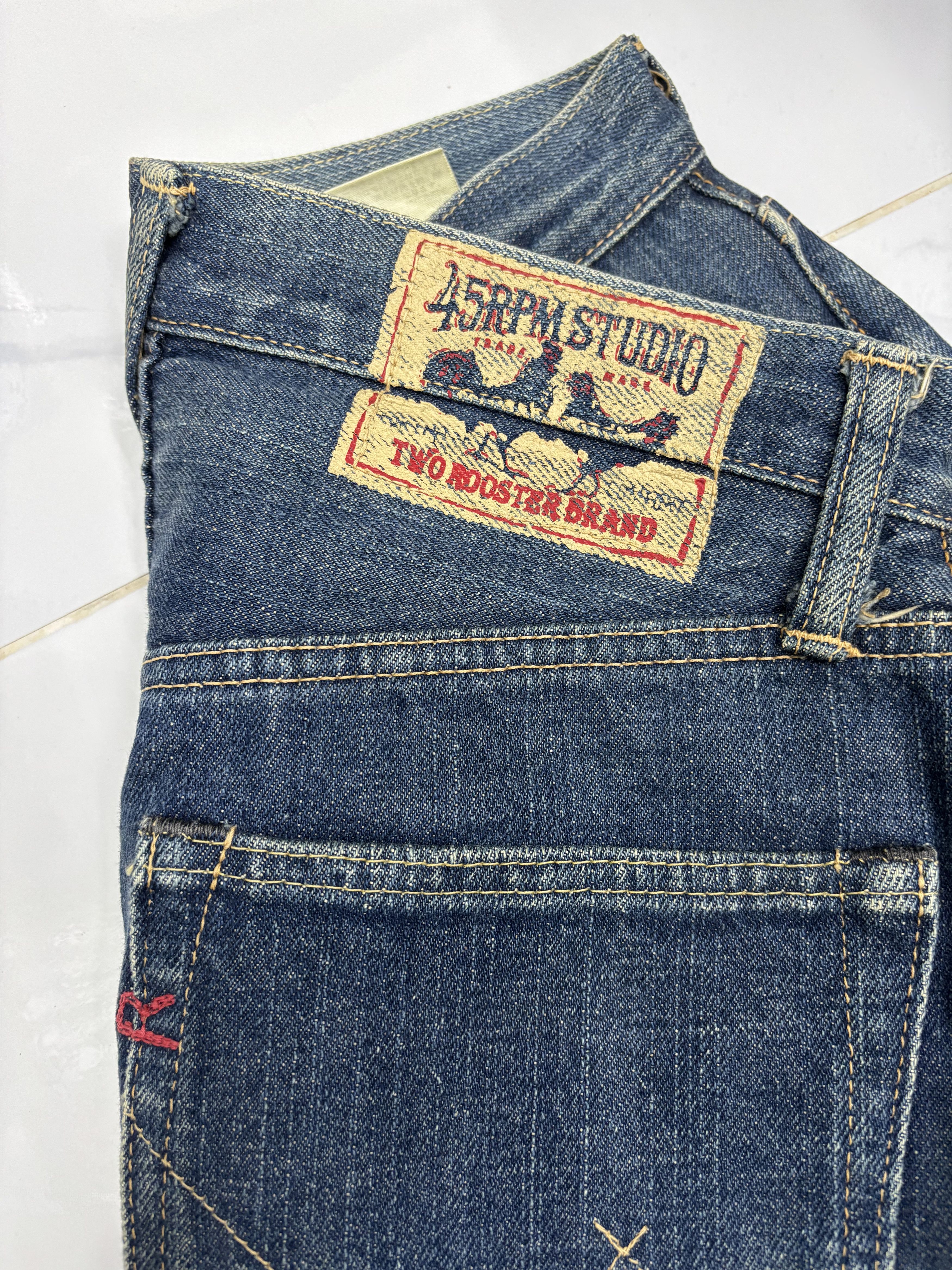 45rpm Vintage 45rpm Wide Leg Jeans By Kapital Kiro Hirata Size US 26 / EU 42 - 9 Thumbnail