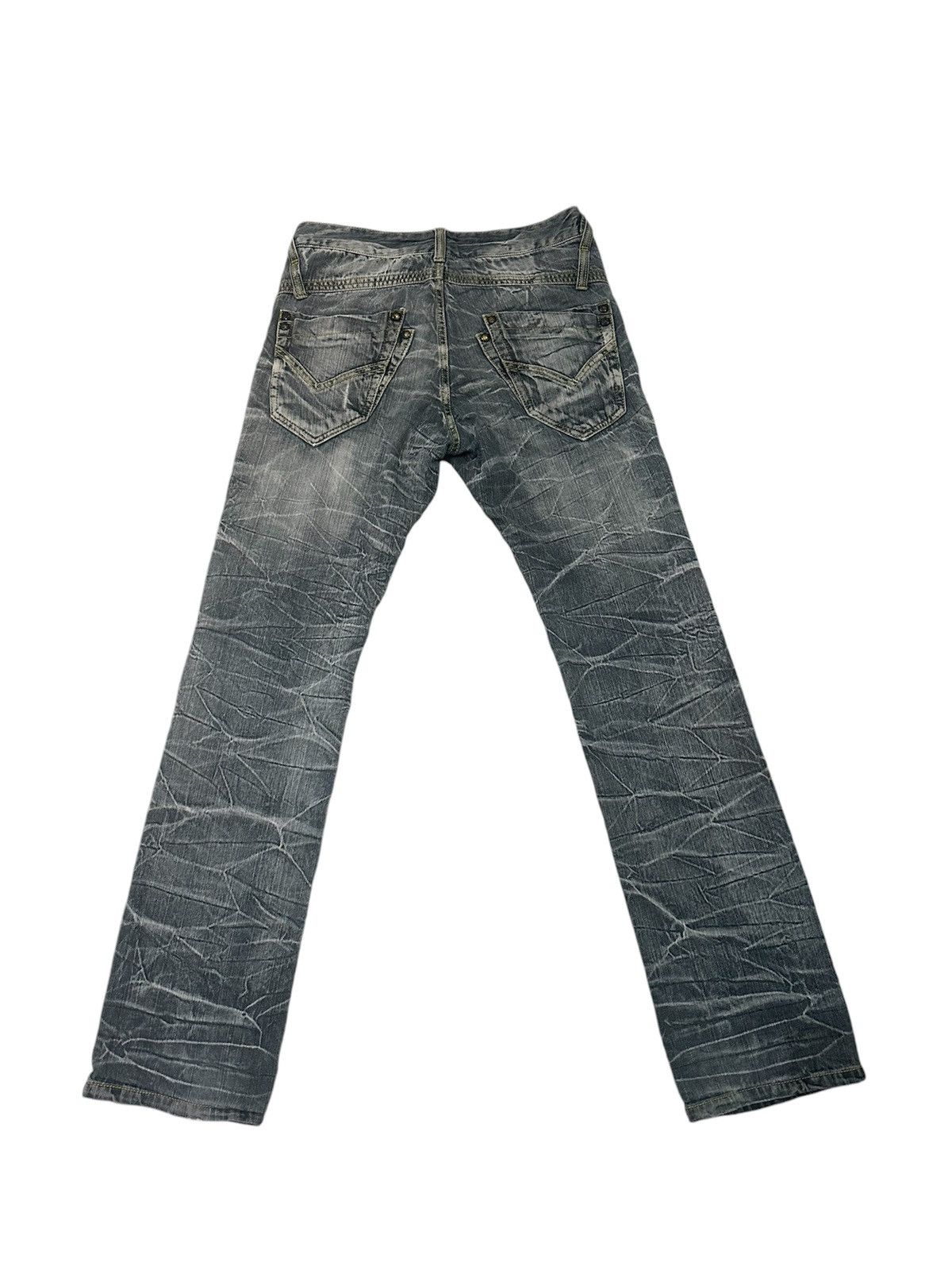 Japanese Brand × KMRii × LOWBOX faded jeans blow by blue japan made Size US 32 / EU 48 - 4 Thumbnail