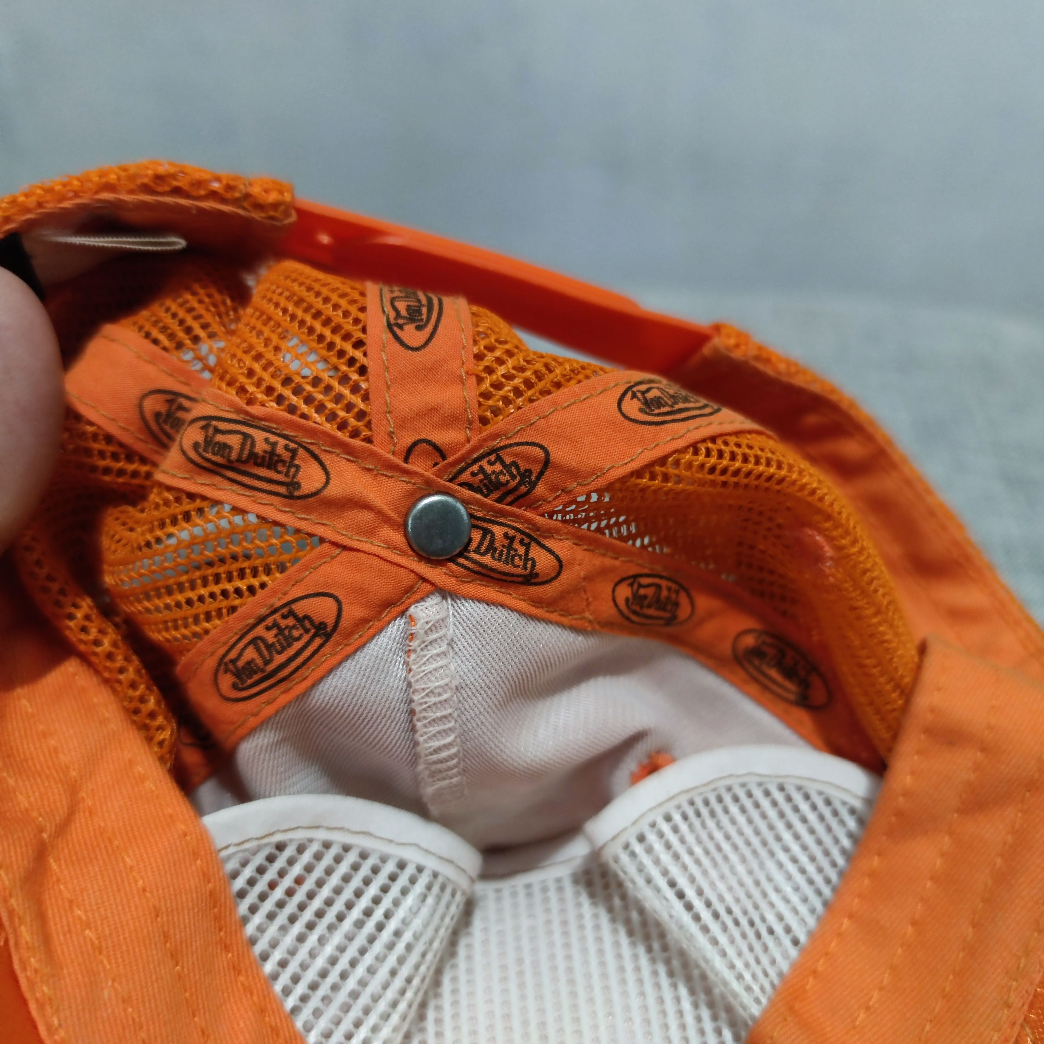 Hysteric Glamour Orange Vondutch Trucker Hat Size ONE SIZE - 4 Thumbnail