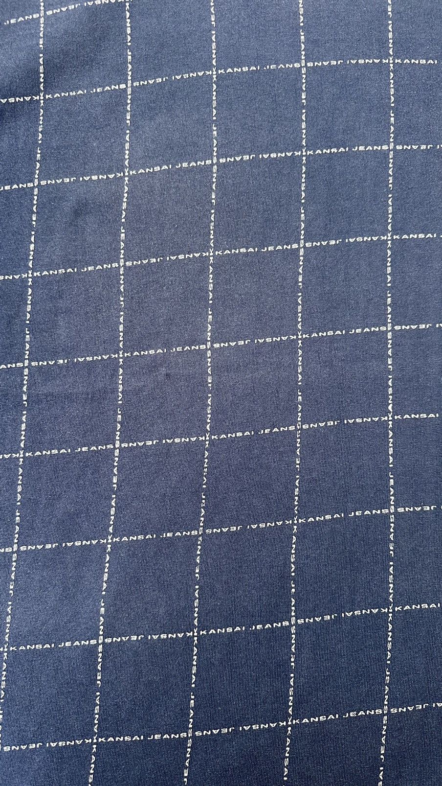 Kansai Yamamoto KANSAI JEANS CHECKERED T SHIRT Size US L / EU 52-54 / 3 - 2 Thumbnail
