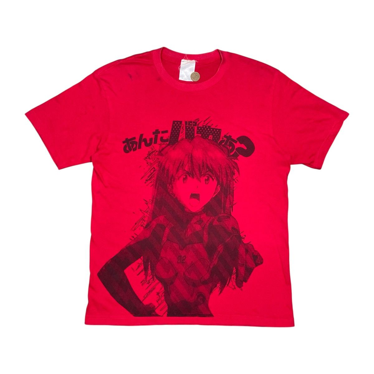 Anime Vintage Cospa Evangelion Asuka Langley Anime T Shirt Size US M / EU 48-50 / 2 - 1 Thumbnail