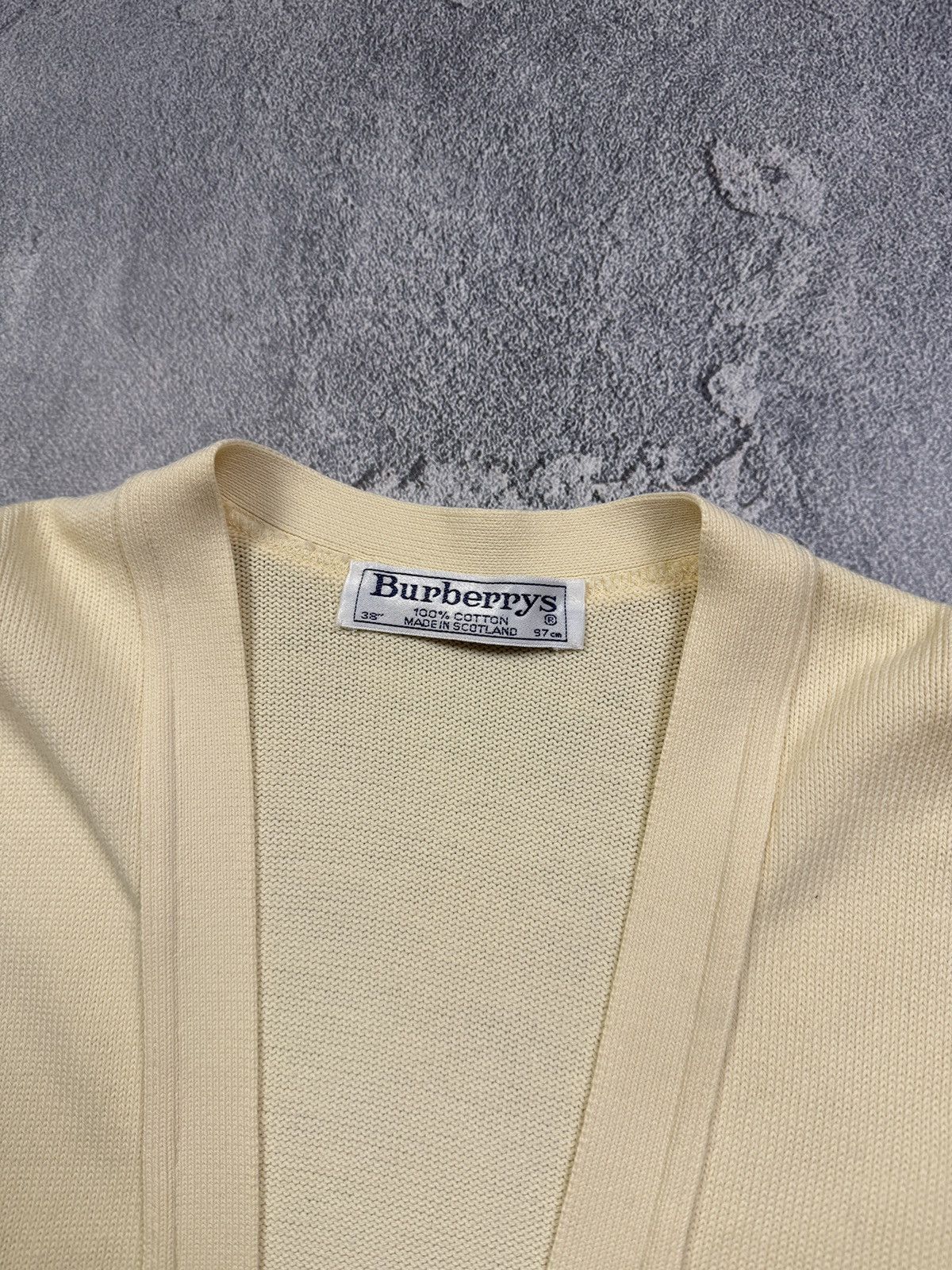 Burberry Burberry vintage wool cardigan pocket logo embroidered Size US L / EU 52-54 / 3 - 7 Thumbnail