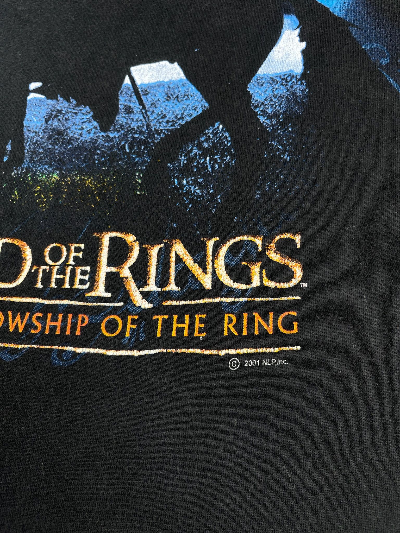 Vintage Lord Of The Rings Movie T Shirt 2001 Size US M / EU 48-50 / 2 - 3 Thumbnail