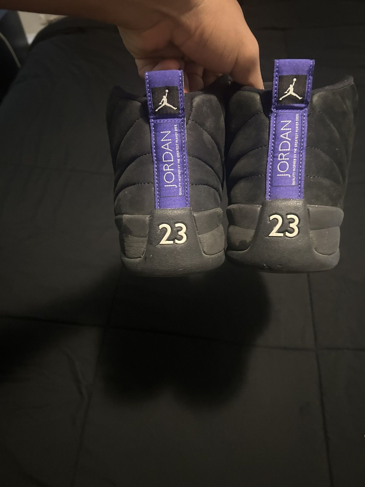 Jordan Brand Jordan 12 Retro “Black Dark Concord” Size US 10.5 / EU 43-44 - 2 Thumbnail