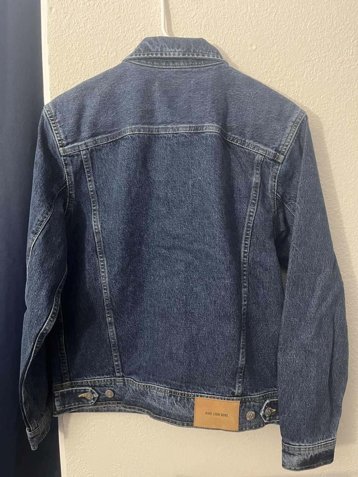 Aime Leon Dore Aime Leon Dore Denim Trucker Jacket Wash Blue Small ALD Size US S / EU 44-46 / 1 - 6 Thumbnail