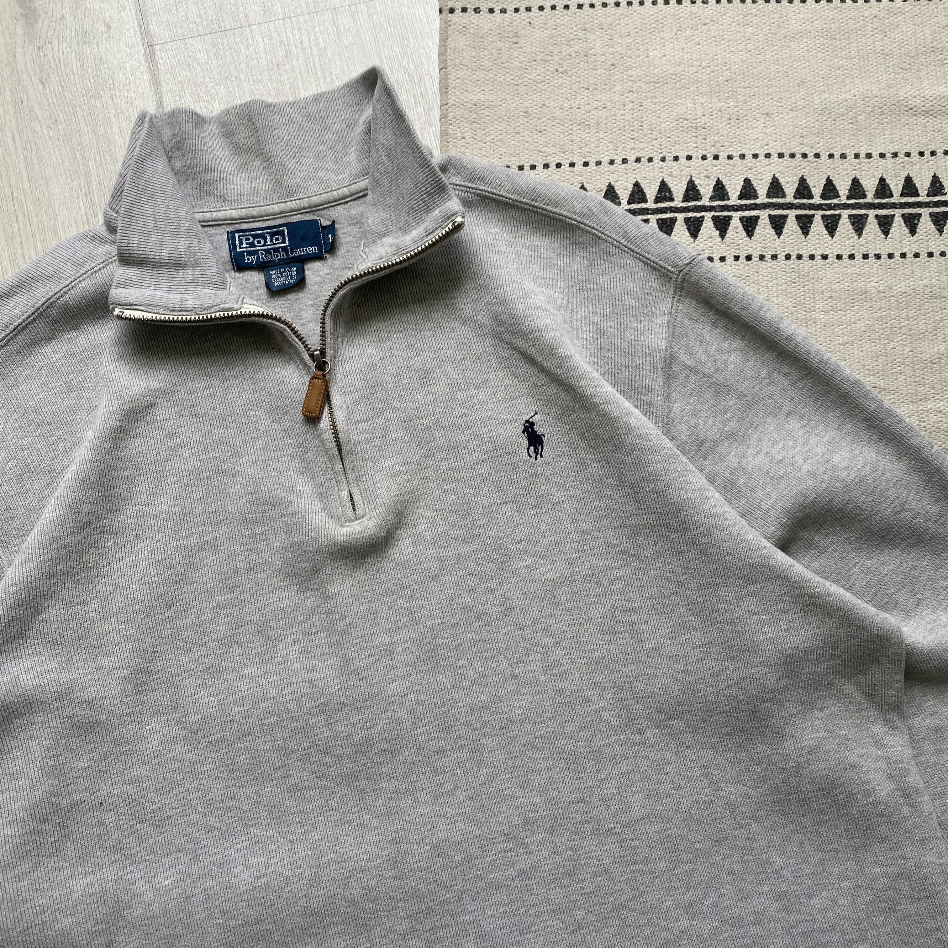 Polo Ralph Lauren Vintage 90s Polo Ralph Lauren sweater Half Zip sweatshirt Size US L / EU 52-54 / 3 - 7 Thumbnail