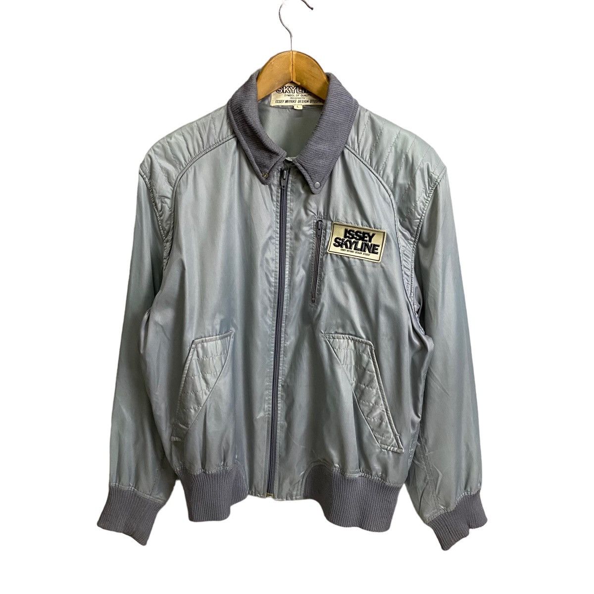 Issey Miyake 💥RARE💥Vintage Issey Miyake Skyline Racing Bomber Jacket Size US L / EU 52-54 / 3 - 5 Thumbnail