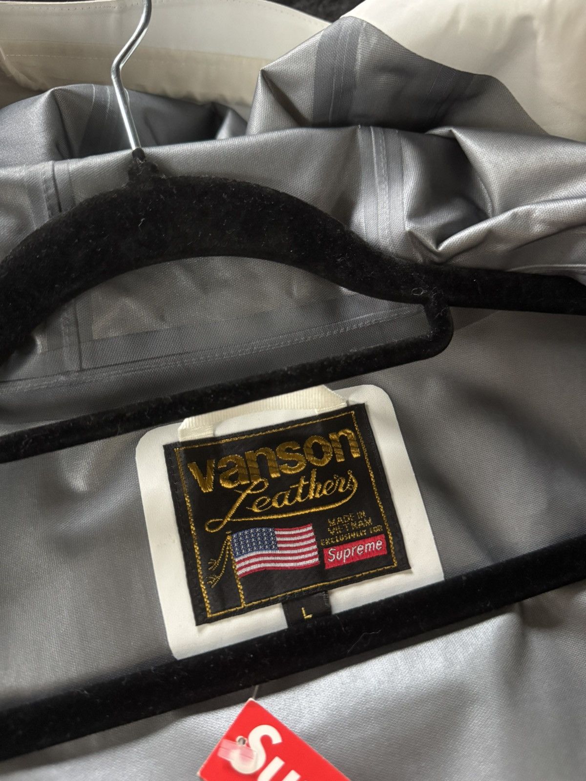 Supreme × Vanson Leathers Supreme Goretex Vanson Jacket Size US L / EU 52-54 / 3 - 14 Thumbnail