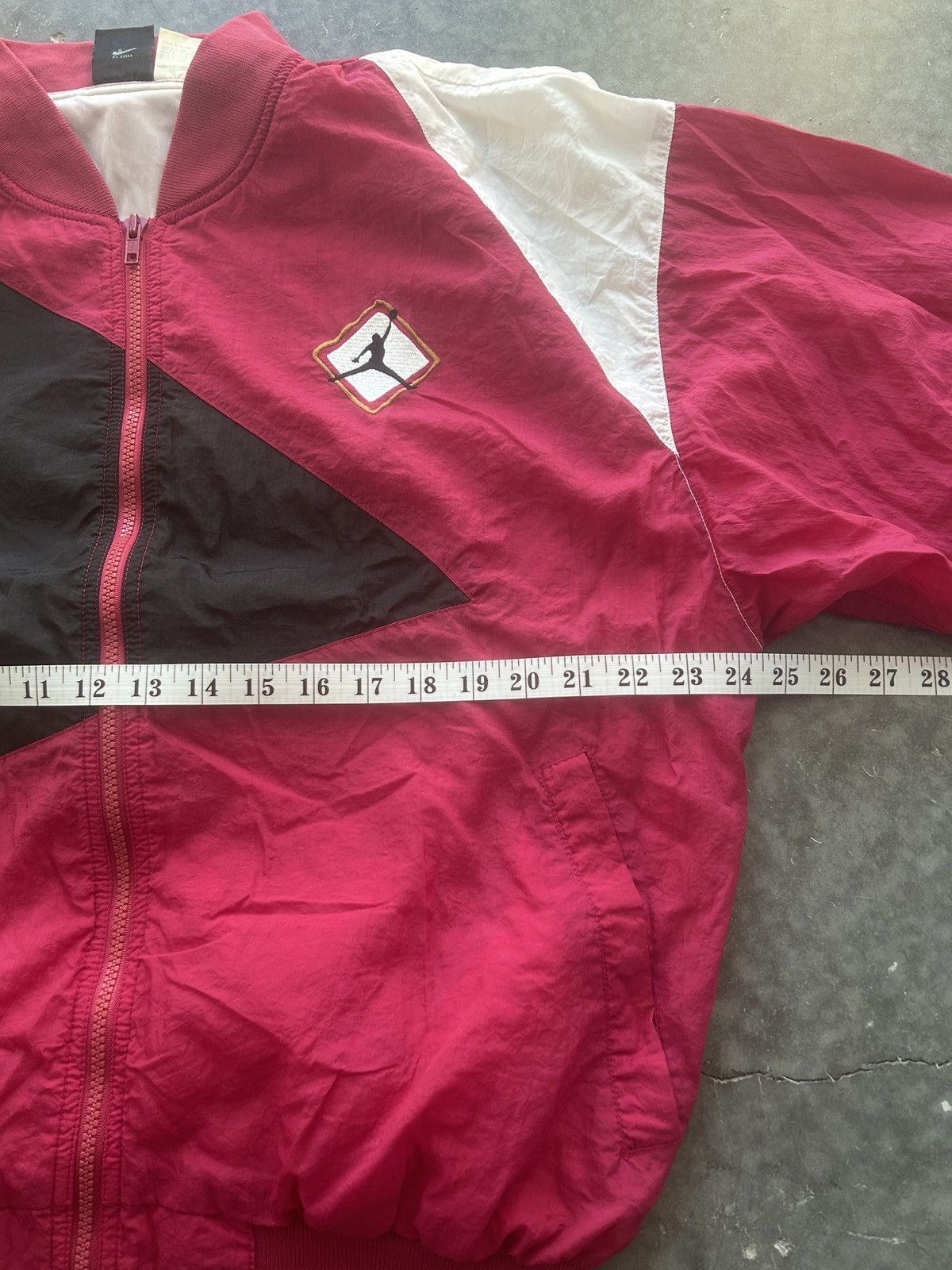Jordan Brand × Nike × Vintage Vintage 90s Nike Jordan 7 Windbreaker Jacket Size US L / EU 52-54 / 3 - 6 Thumbnail