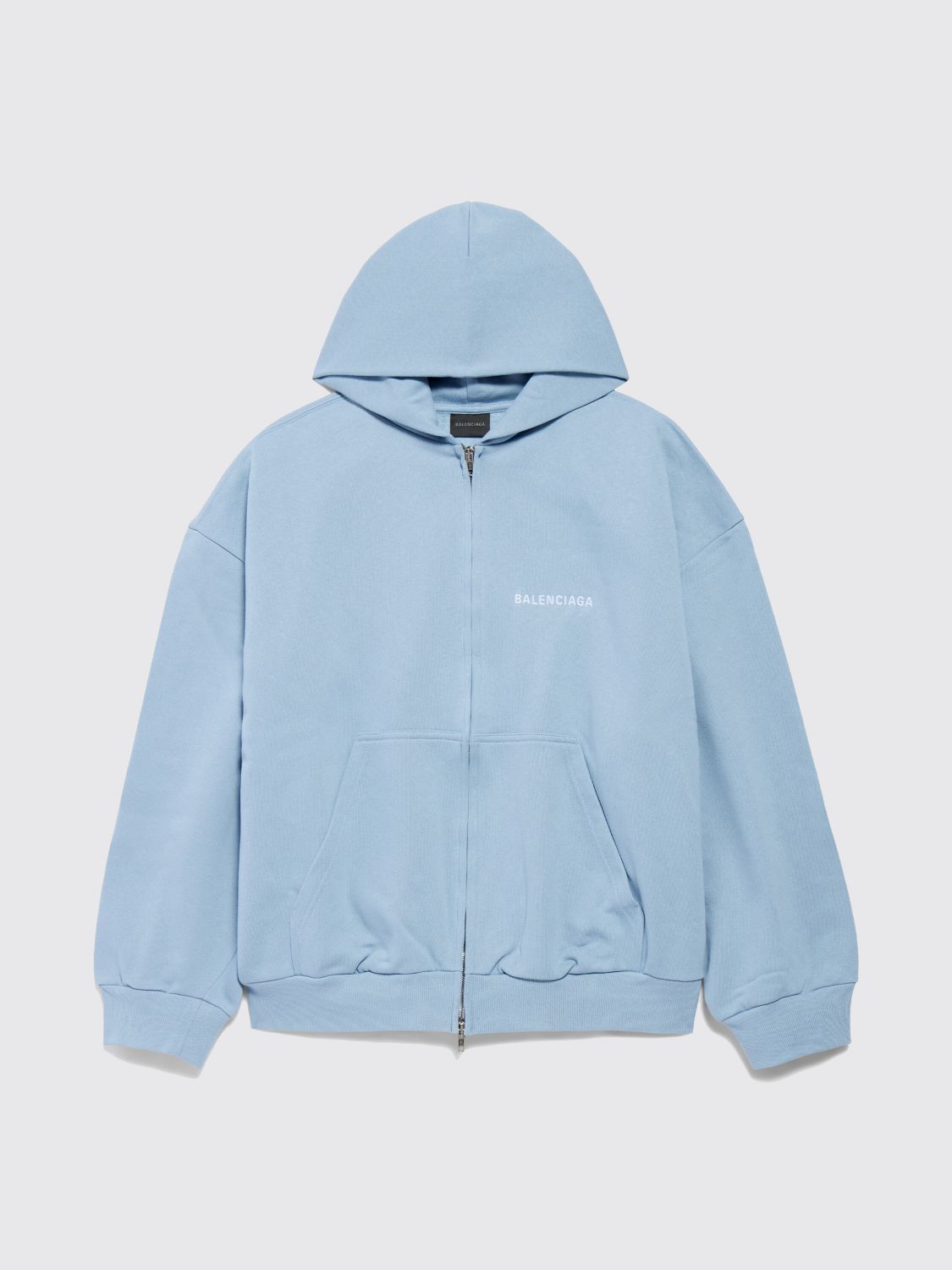 Balenciaga Balenciaga Sweatshirt Men Gnawed Blue Size US M / EU 48-50 / 2 - 1 Preview