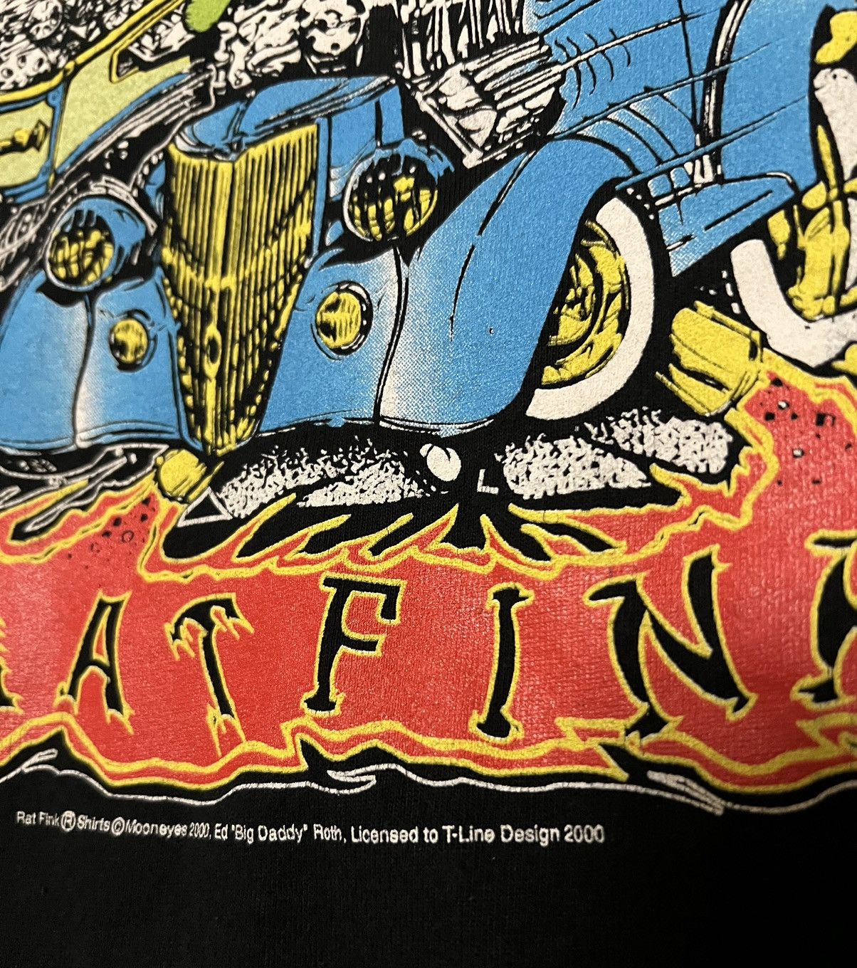 Vintage Vintage Rat Fink Mooneyes Hot Rod Long Sleeve Shirt Size US S / EU 44-46 / 1 - 4 Thumbnail