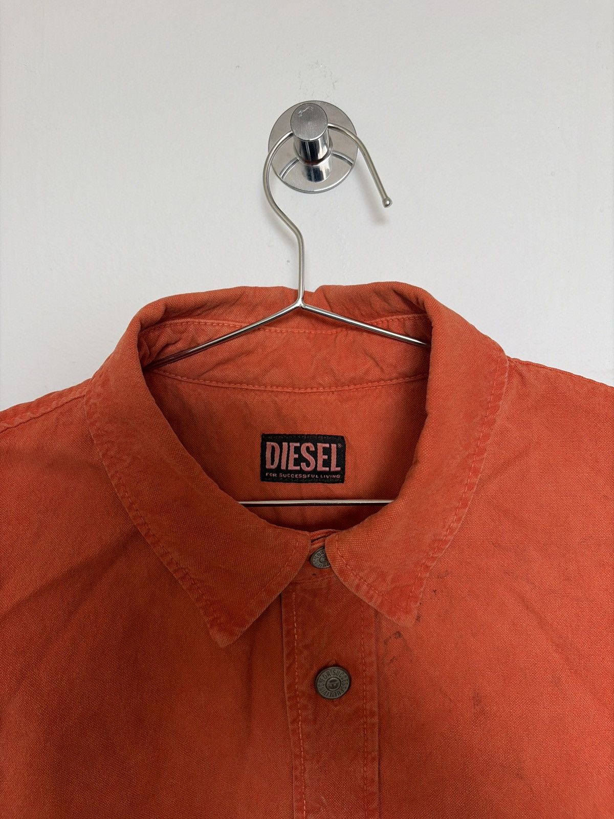 Diesel Diesel Orange Denim Jacket Size US S / EU 44-46 / 1 - 2 Thumbnail