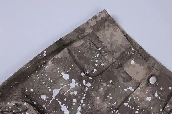 VIBE Men's camouflage cargo pants with large pockets Size US 34 / EU 50 - 7 Thumbnail