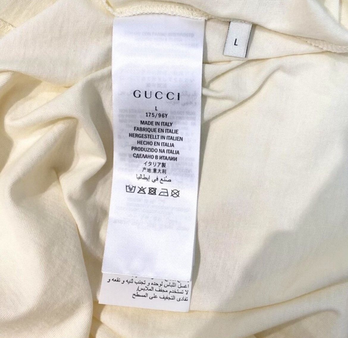 Gucci Gucci Maison de l'Amour cotton jersey t-shirt Size L / US 10 / IT 46 - 6 Thumbnail