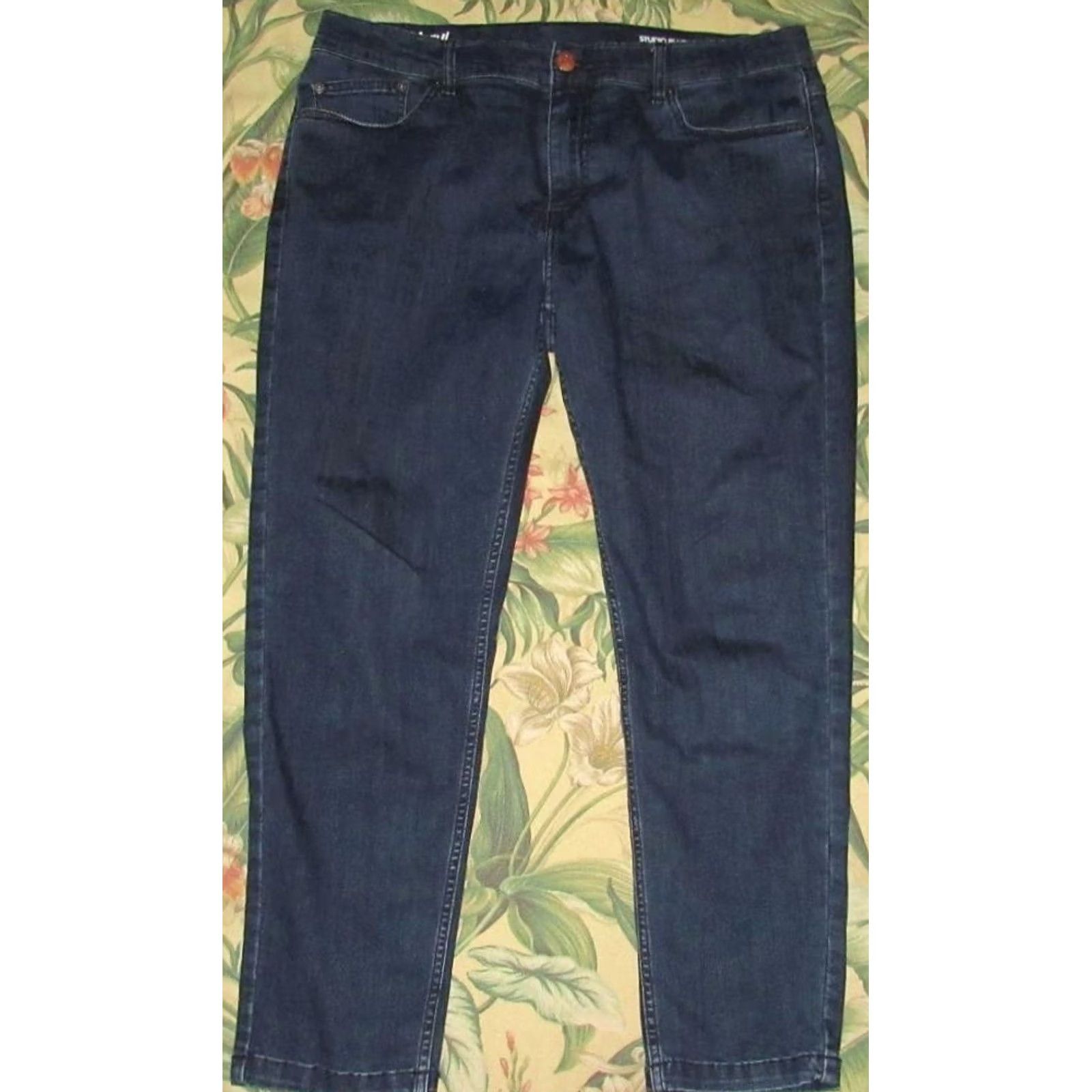 Vintage MUGSY Blue Tapered Denim Jeans 38 x 28 Mens Size US 38 / EU 54 - 3 Thumbnail
