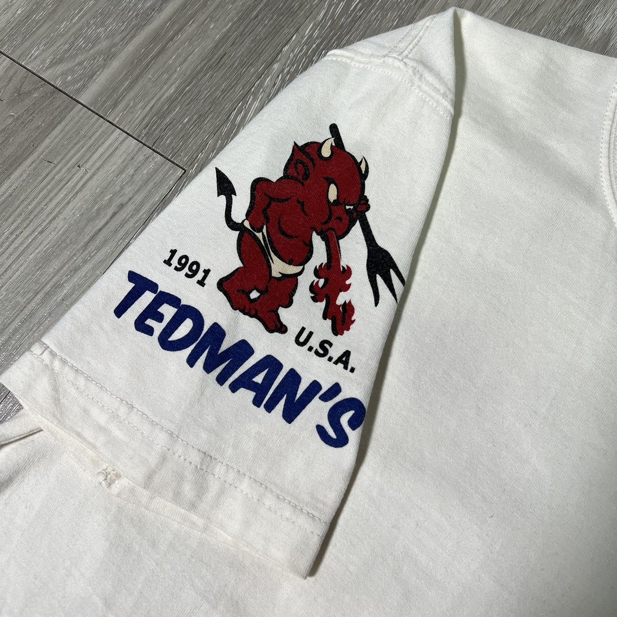 Japanese Brand × Tedman × Vintage Vintage Tedman 1991 "Keep em Flying" Tee Size US S / EU 44-46 / 1 - 4 Thumbnail