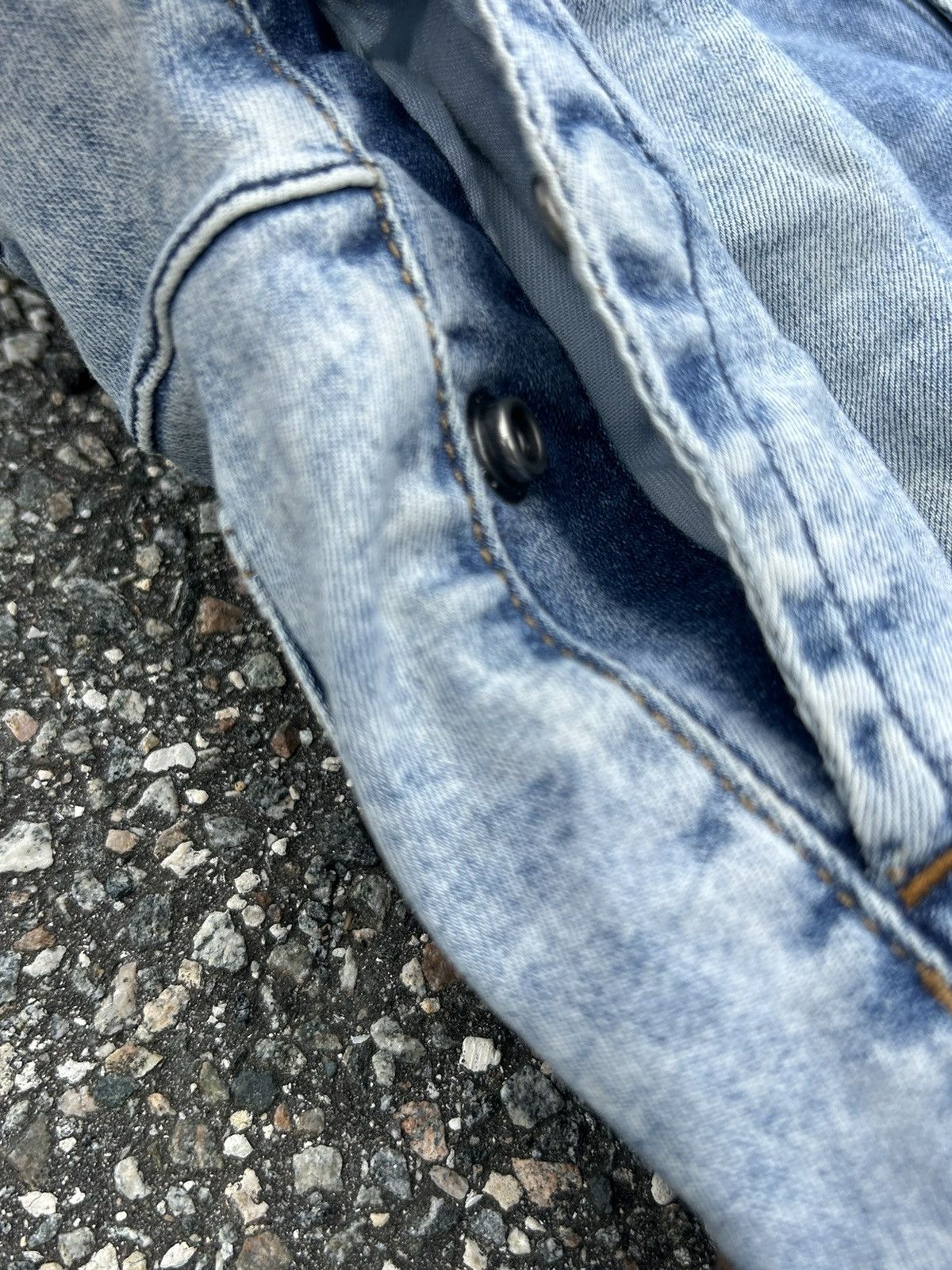 G-Star G Star Raw D- Staq 3D Super Slim Distressed Jeans Size US 30 / EU 46 - 6 Thumbnail