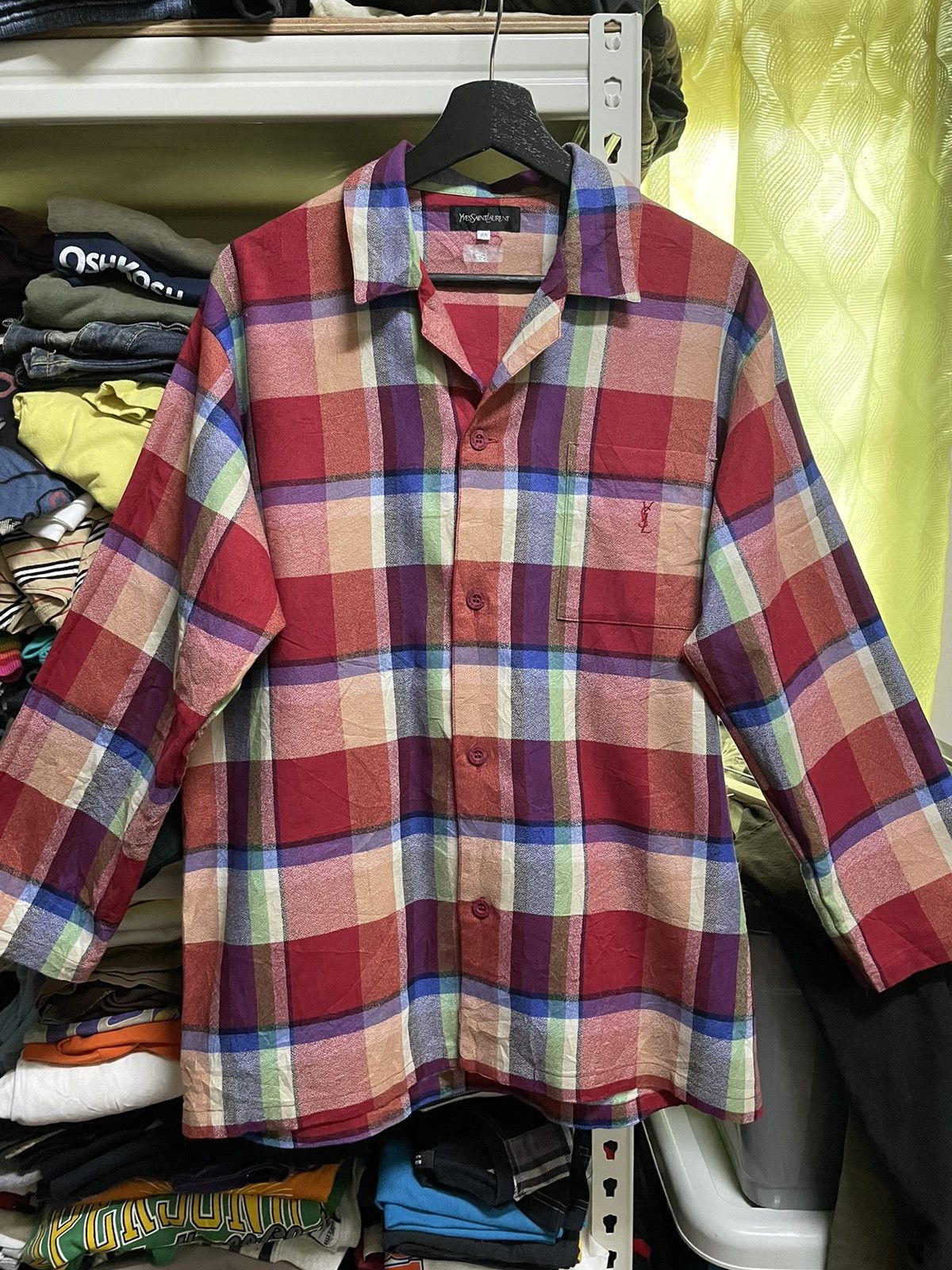 Yves Saint Laurent Vintage Rare Yves Saint Laurent Shirt Size US L / EU 52-54 / 3 - 2 Thumbnail