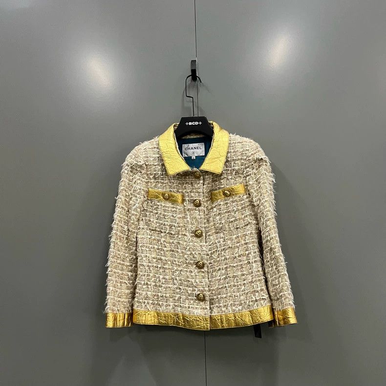 Chanel CHANEL Egyptian Series Gold Beetle Coat - dmc Size US S / EU 44-46 / 1 - 1 Thumbnail