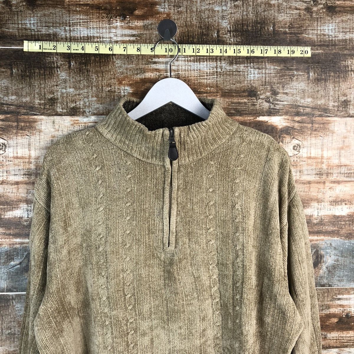 Homespun Knitwear × Japanese Brand Vintage Club Brown Knitwear #A1778 Size US L / EU 52-54 / 3 - 4 Thumbnail