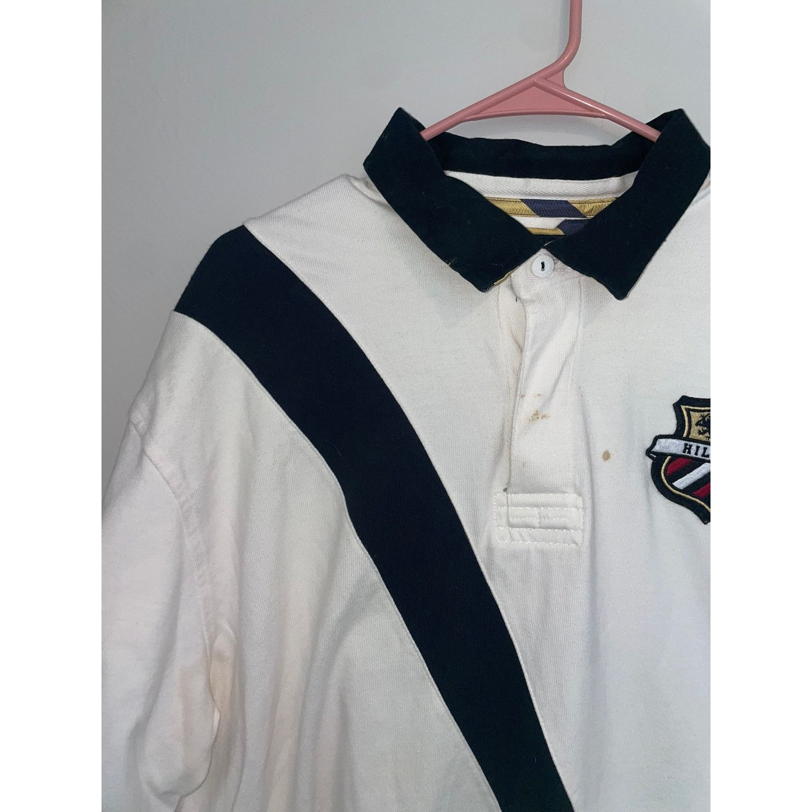 Tommy Hilfiger Tommy Hilfiger Long Sleeve Polo Shirt #8 Y2K Vintage XL Size US XL / EU 56 / 4 - 4 Thumbnail