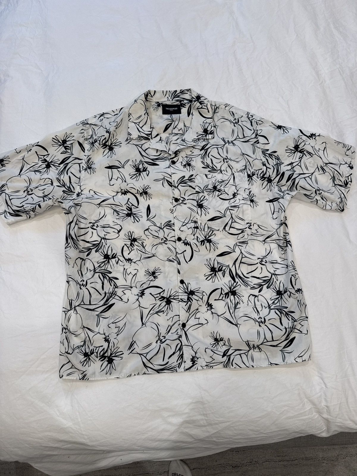 The Kooples The Kooples Printed Button up short sleeved Shirt Size US L / EU 52-54 / 3 - 3 Thumbnail