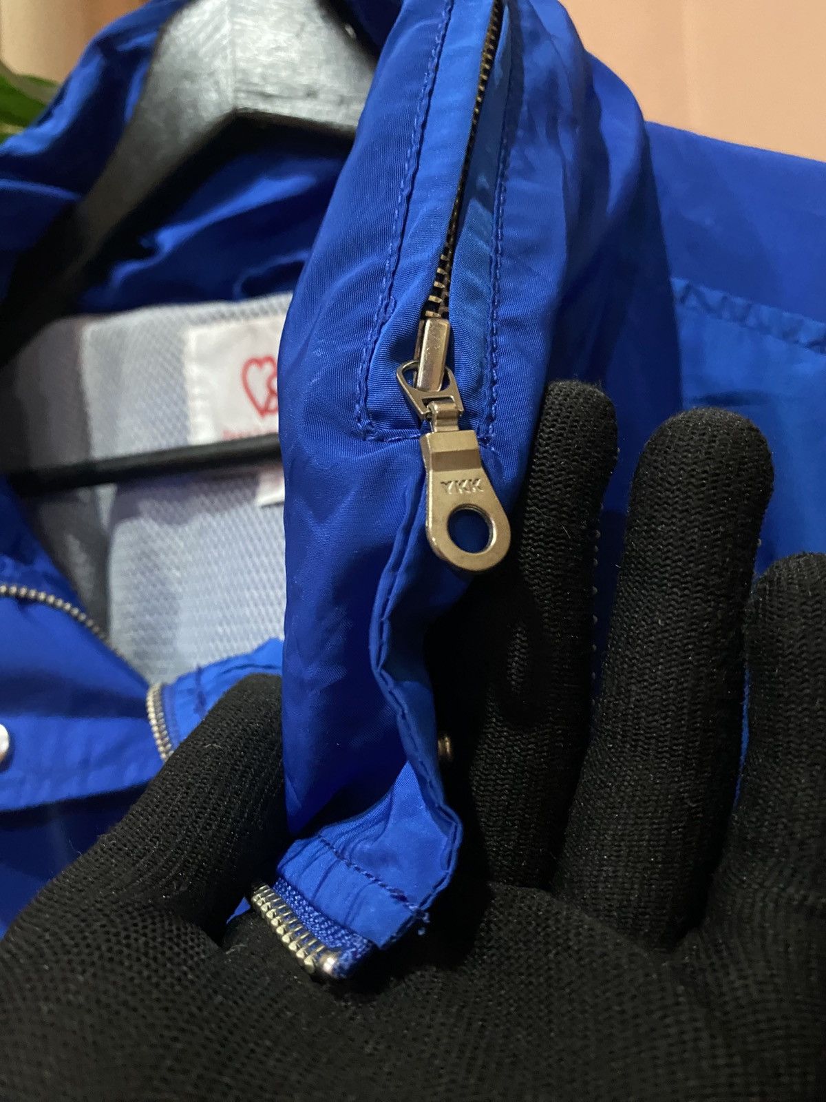 Junko Shimada Vintage Part2 by Junko Shimada Blue Nylon Windbreaker Jacket Size L / US 10 / IT 46 - 5 Thumbnail