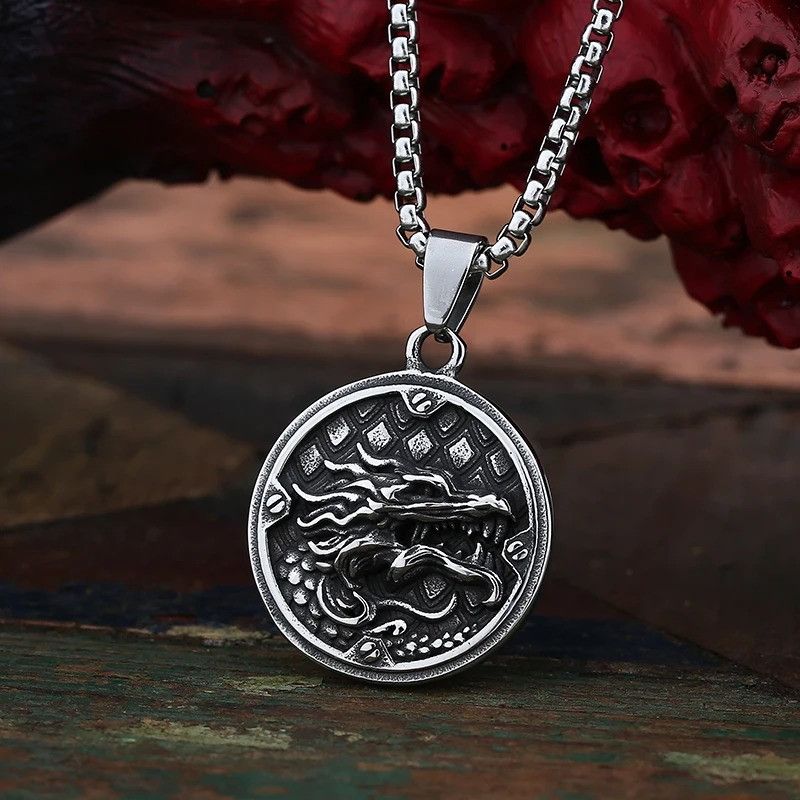 Japanese Brand × Jewelry Retro Dragon Necklace 2025 Size ONE SIZE - 3 Thumbnail