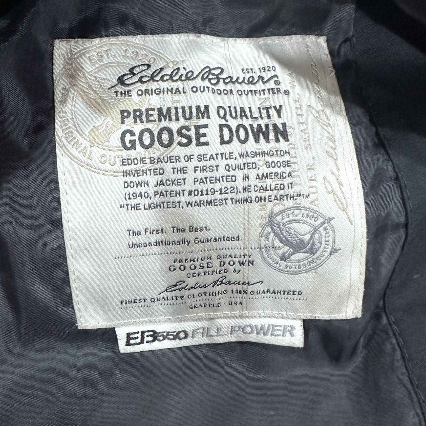 Eddie Bauer VINTAGE Eddie Bauer Vest Men S Black Goose Down Puffer EB550 Quilted Insulated Size US S / EU 44-46 / 1 - 7 Thumbnail