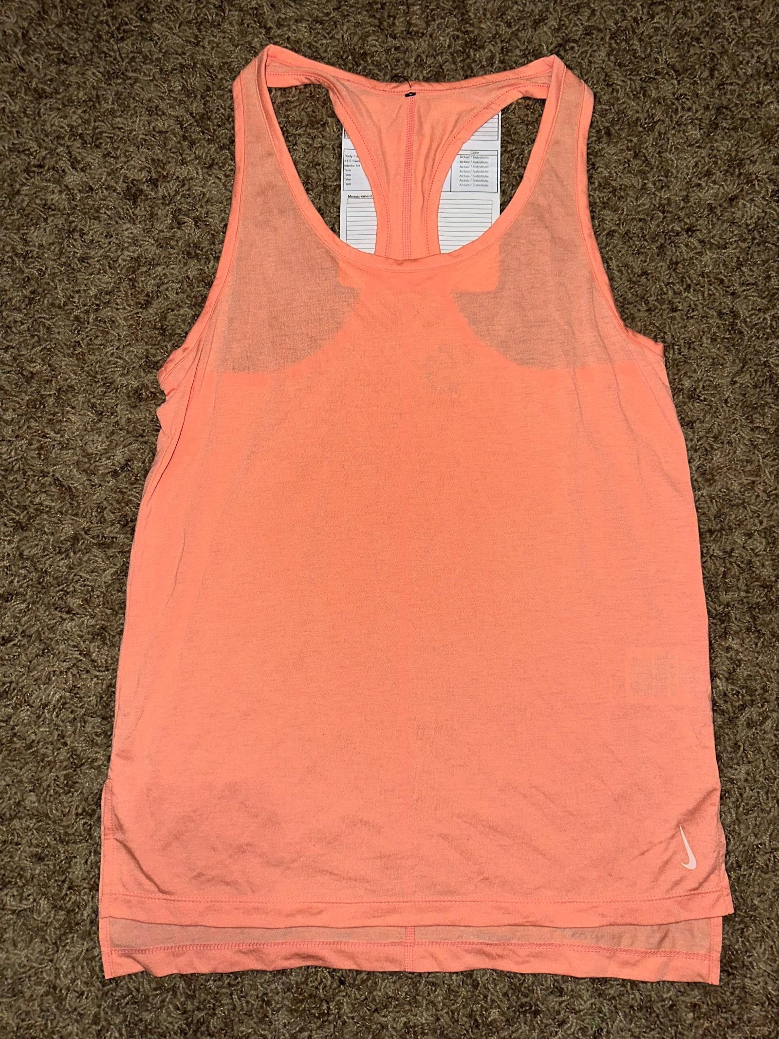 Nike Nike Women's Sleeveless Diffused Orange Layer Tank Top Size S / US 4 / IT 40 - 1 Thumbnail