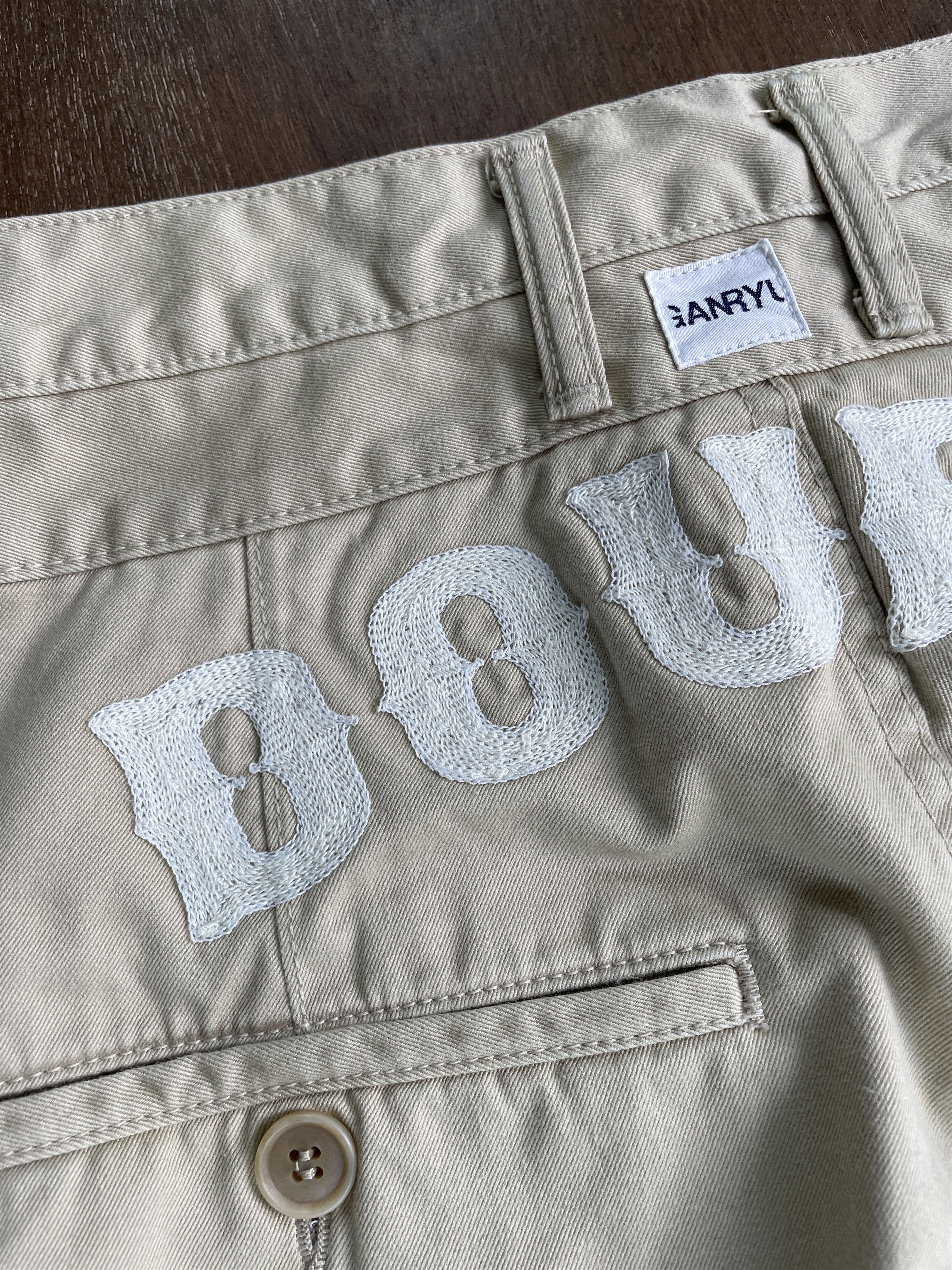 Comme des Garcons Comme des Garcons GANRYU Double Embroidery Trouser Size US 31 - 7 Thumbnail