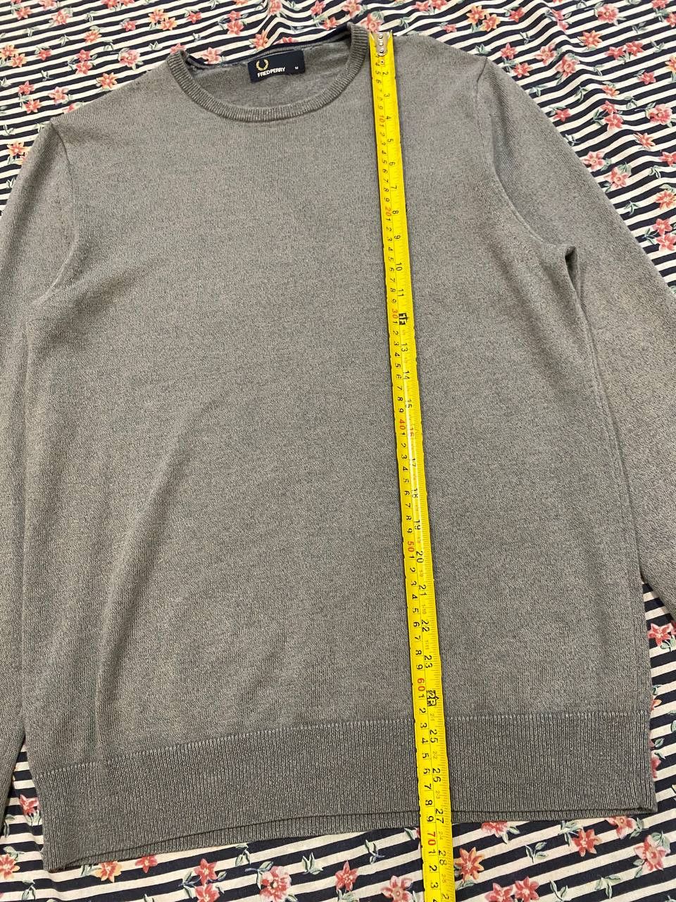 Fred Perry Fred Perry Sweater Gray Men's Casual Logo Size US M / EU 48-50 / 2 - 5 Thumbnail
