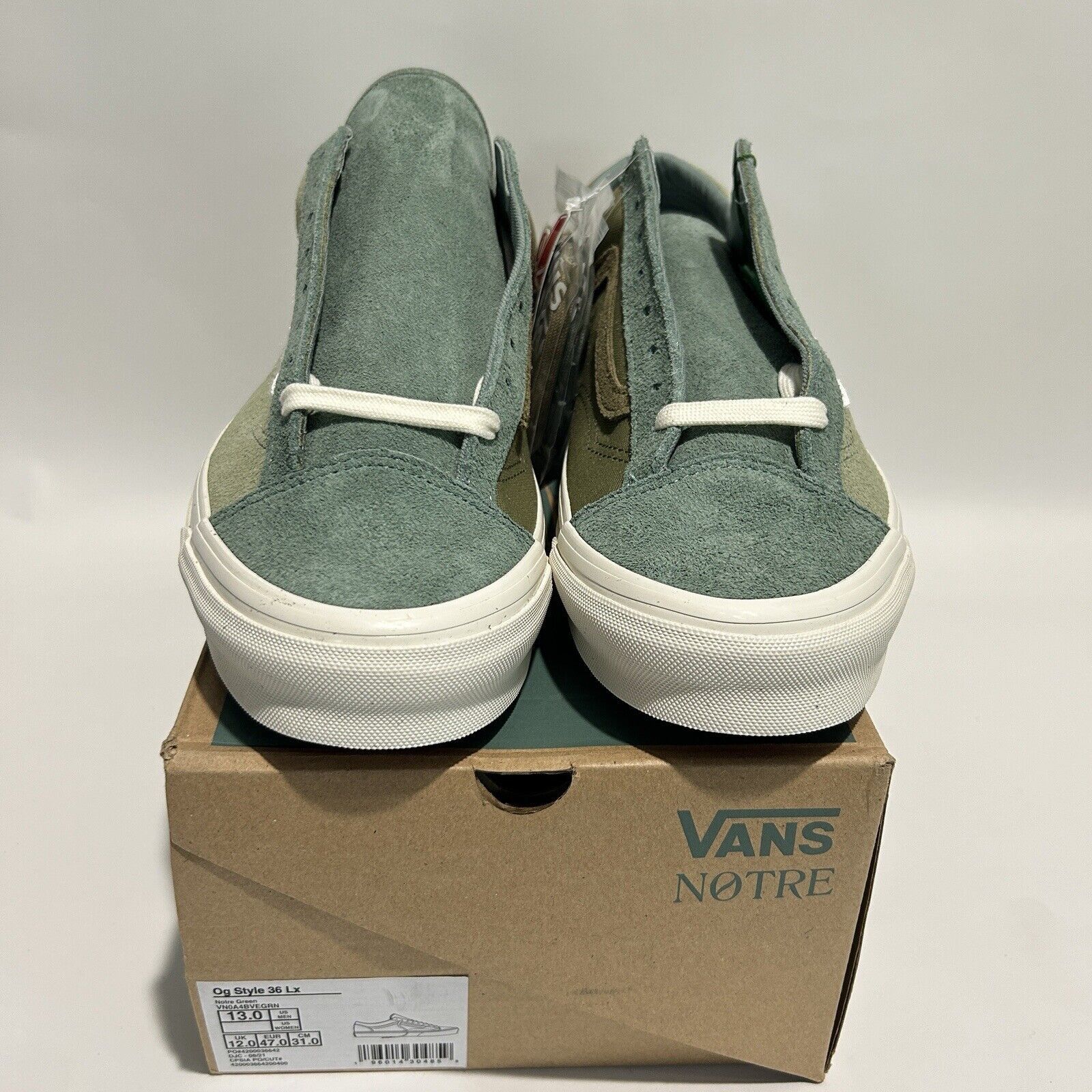 Vans Notre X Vans OG Style 36 LX “Matcha Green” 2024 Size US 13 / EU 46 - 2 Thumbnail