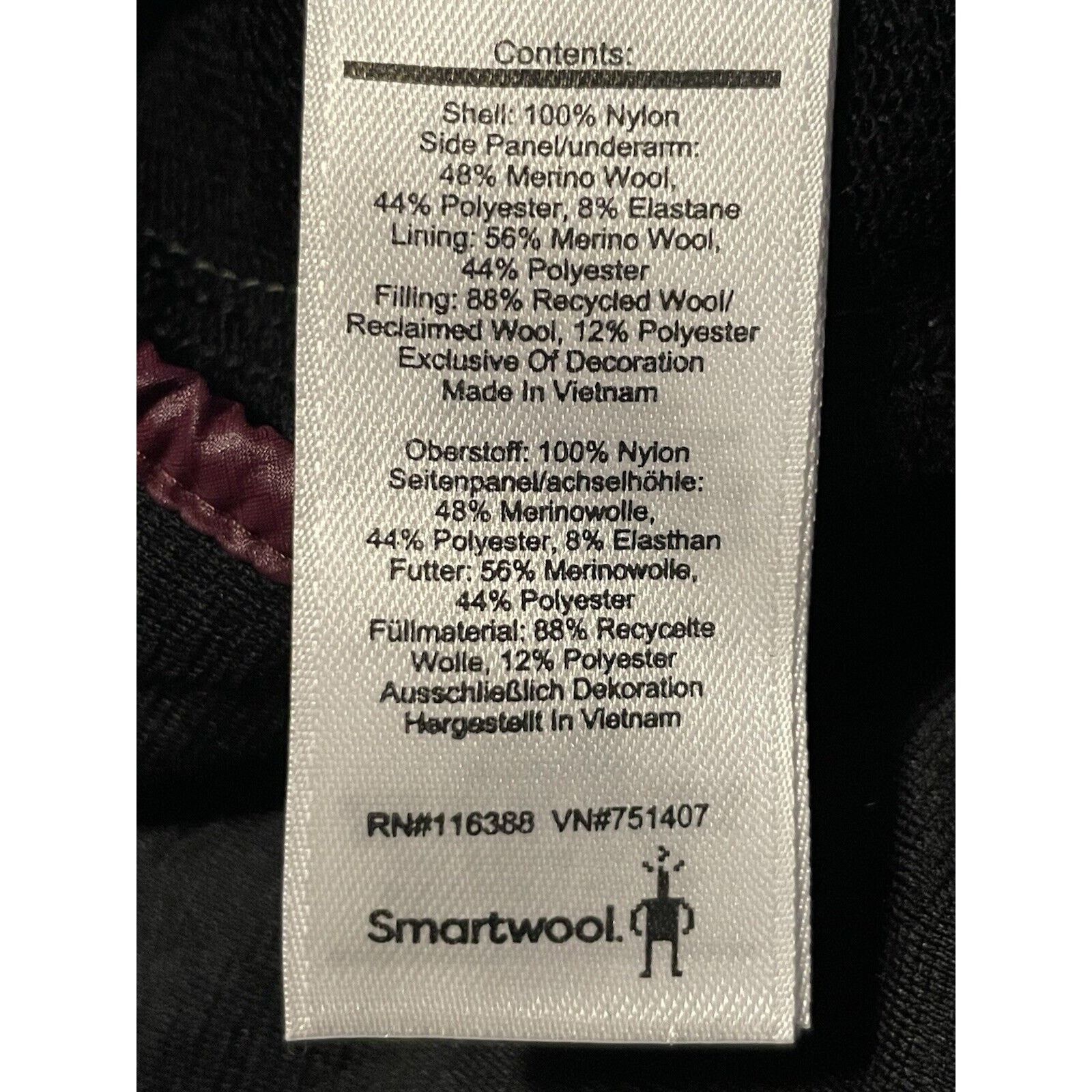 Smartwool Smartwool Smartloft Performance Zip Jacket Mens L Large Wine Size US L / EU 52-54 / 3 - 11 Thumbnail