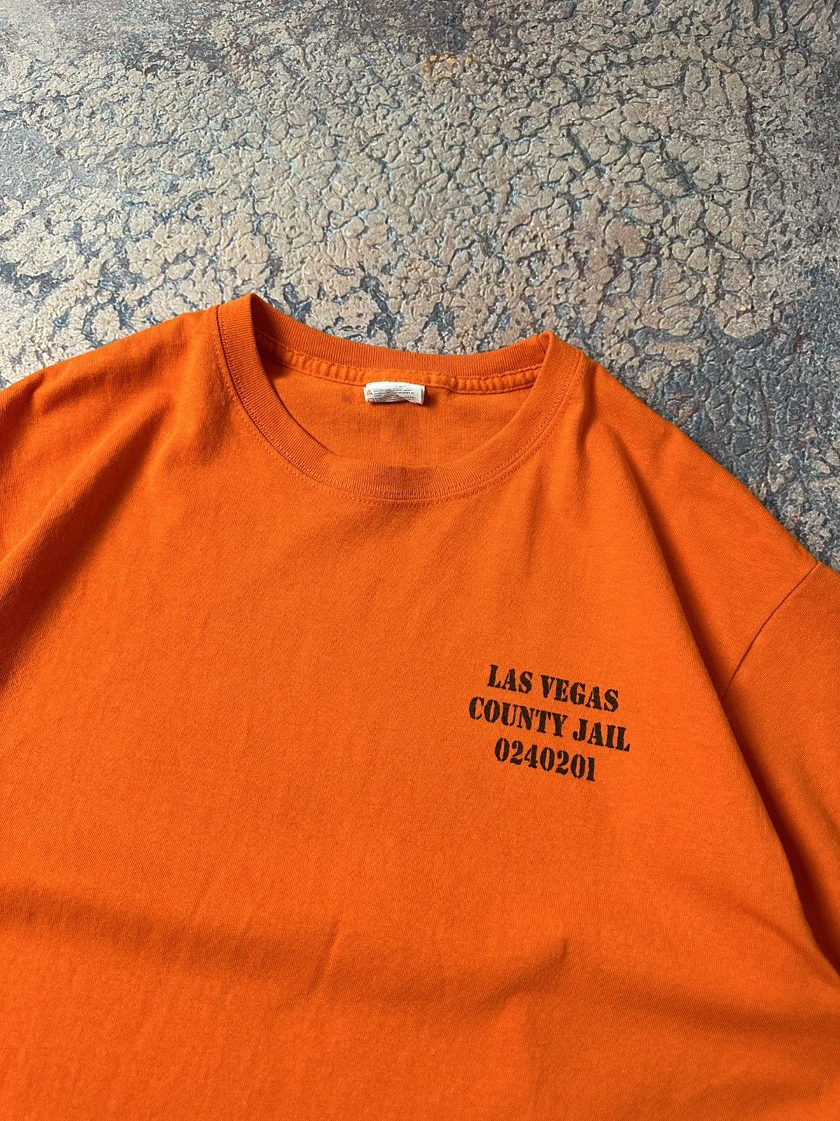 Band Tees Vintage 2000’s Las Vegas County Jail T Shirt Size US L / EU 52-54 / 3 - 3 Thumbnail