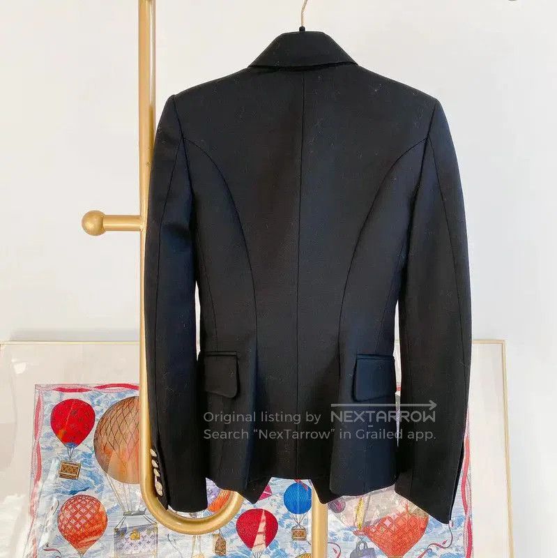 Balmain Balmain Black Fabric Women's Jacket in Size XS . Size XS / US 0-2 / IT 36-38 - 8 Thumbnail