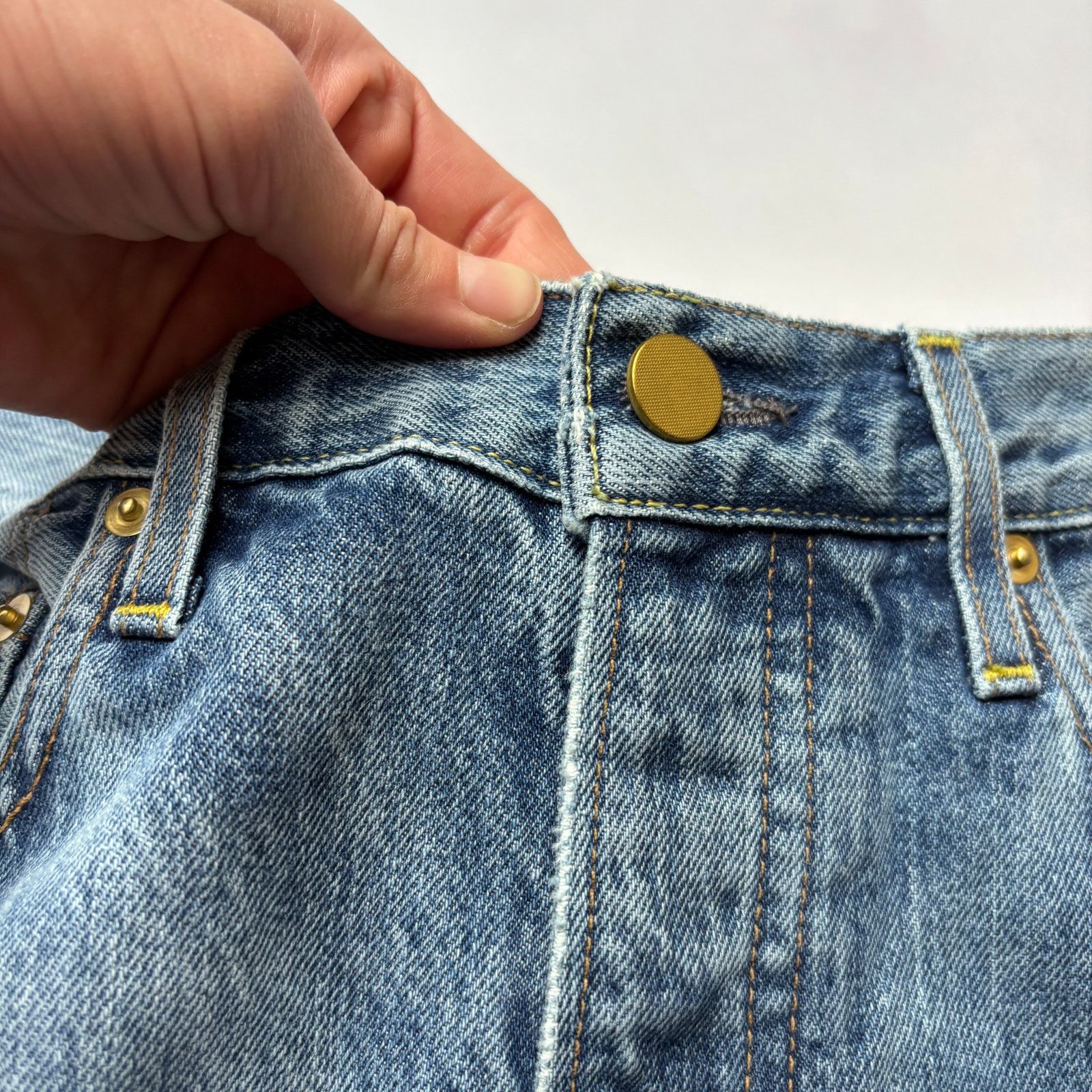Sid Mashburn $175 Sid Mashburn Slim Straight Jeans 32x30 Made in USA Size US 32 / EU 48 - 10 Thumbnail