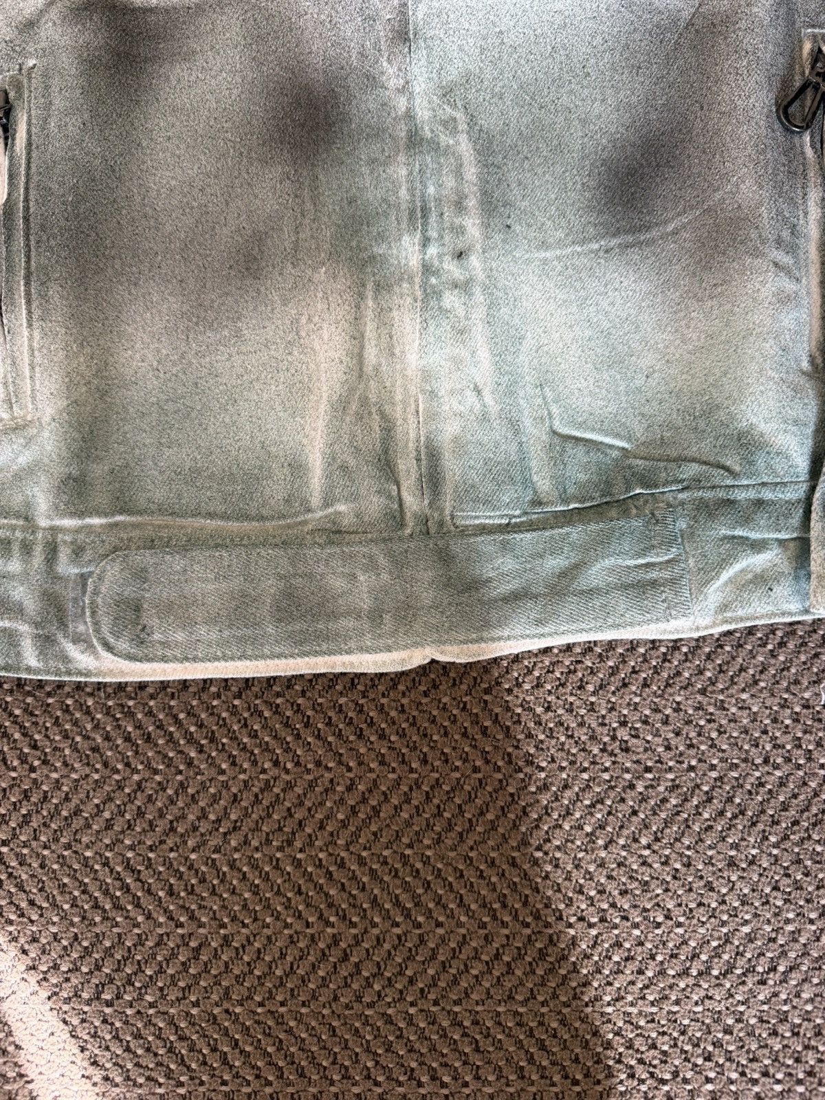 Embellish Waxed Denim Trucker Jacket Sz Medium Size US M / EU 48-50 / 2 - 4 Thumbnail