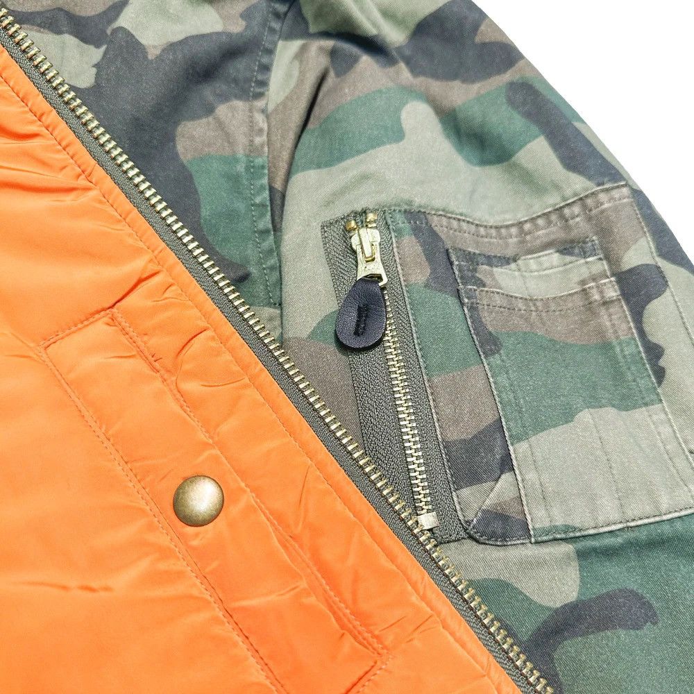 Rough Simmons Camo Bomber Jacket Size US XL / EU 56 / 4 - 4 Thumbnail
