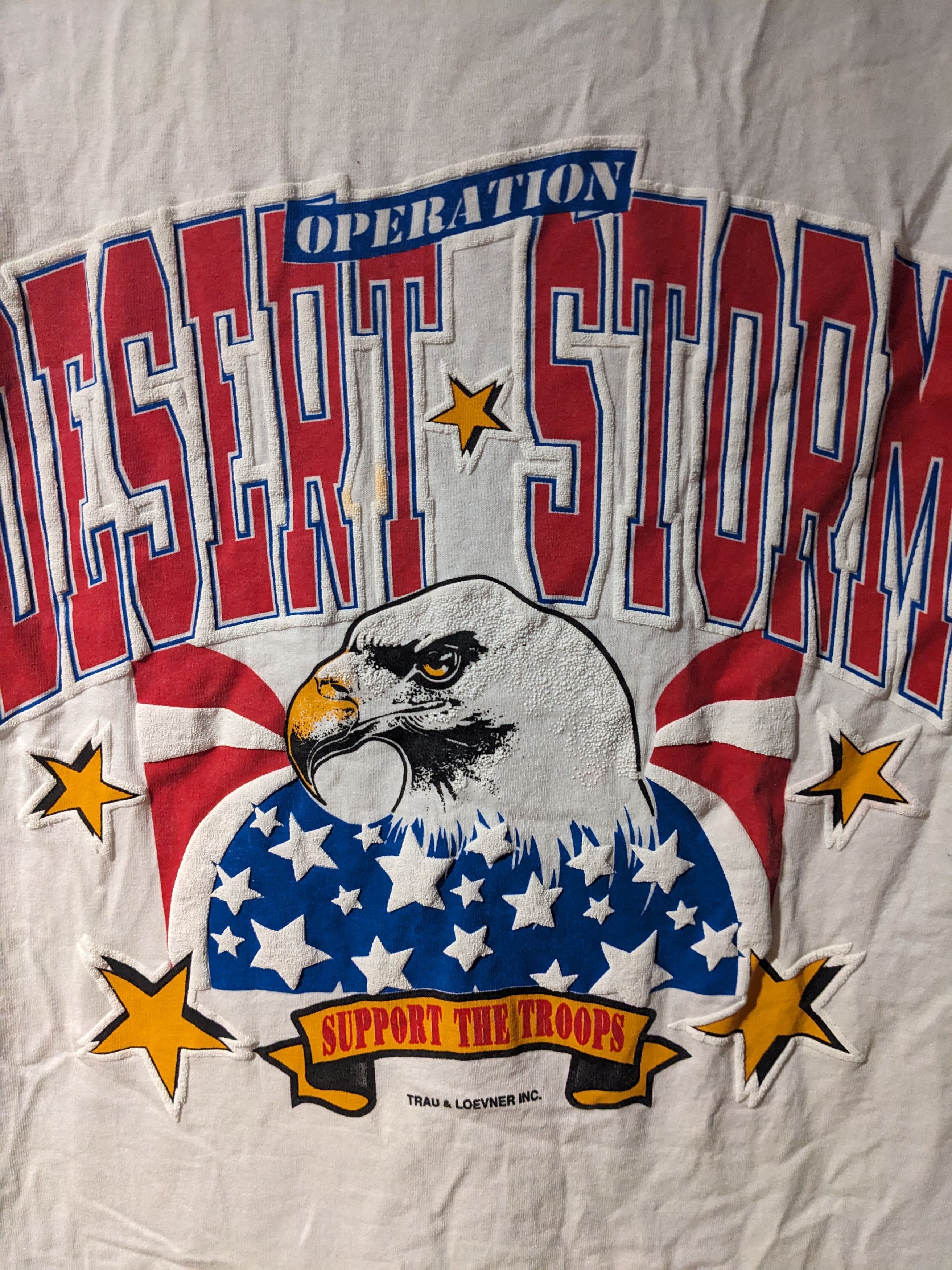 Vintage Vintage 1991 Operation Desert Storm Support T-Shirt Size US M / EU 48-50 / 2 - 2 Thumbnail
