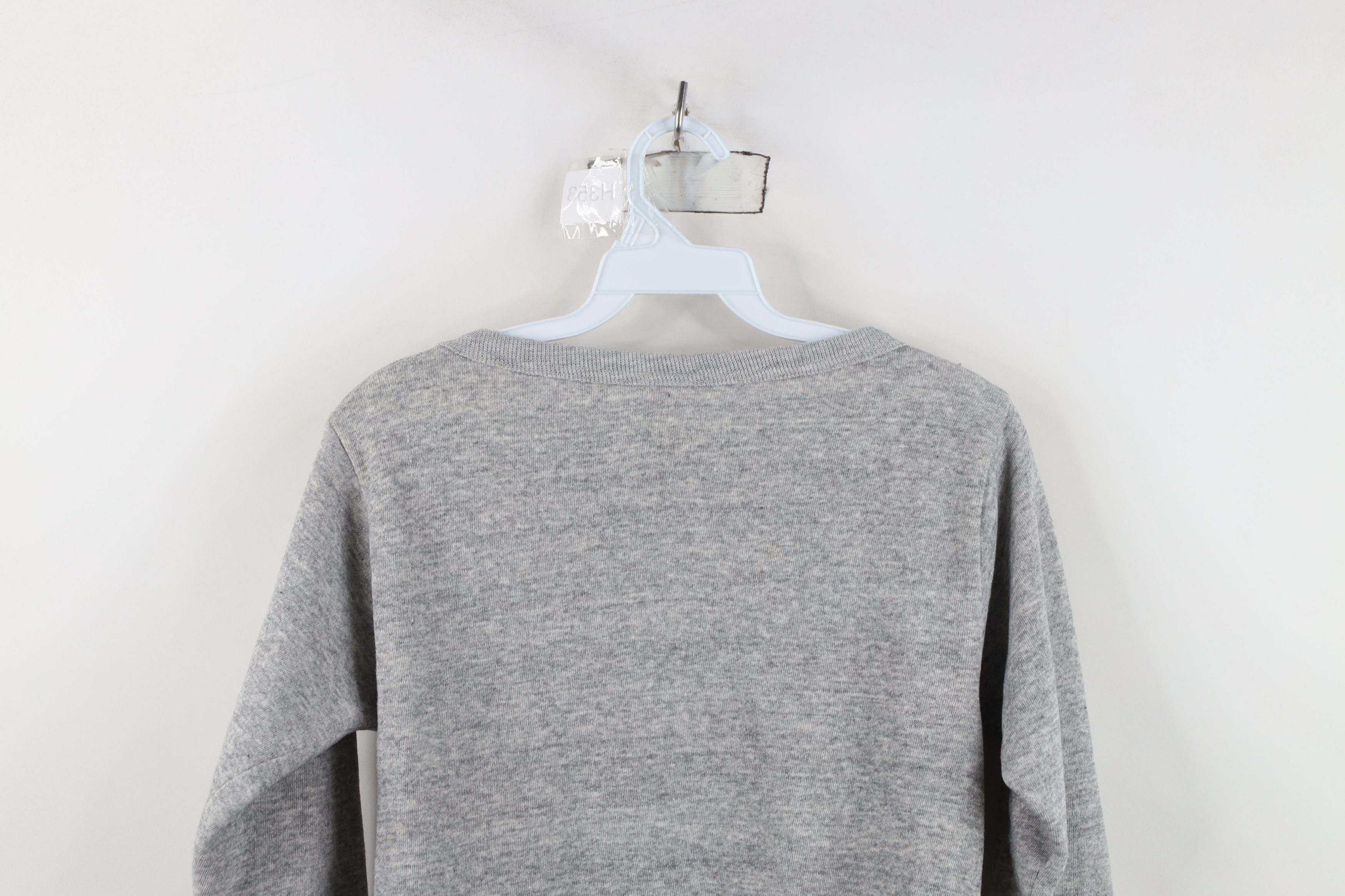 Vintage Vintage 70s Streetwear Triblend Crewneck Sweatshirt Gray USA Size M / US 6-8 / IT 42-44 - 11 Thumbnail