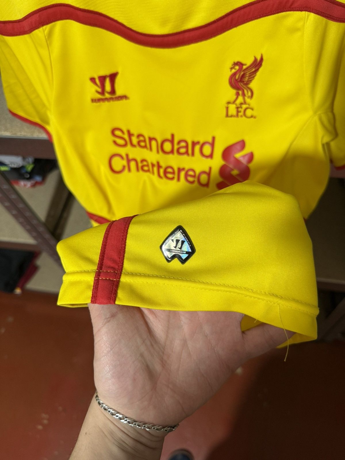 Vintage × Warrior Warrior Liverpool 2014 2015 Away Soccer Football Jersey Size US S / EU 44-46 / 1 - 8 Thumbnail