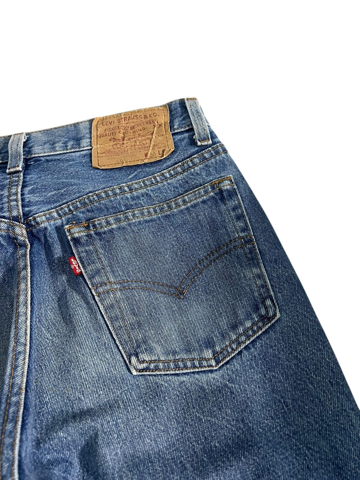 Levi's 80’s Levi’s 501 Light Wash Jean USA Size US 28 / EU 44 - 15 Thumbnail