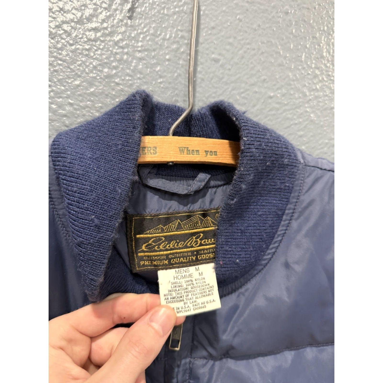 Eddie Bauer VINTAGE Eddie Bauer Vest Navy Down Quilted Zip USA Medium M Shirt/ Vest Mens USA Quilted 80s Bl ue Size US M / EU 48-50 / 2 - 2 Thumbnail