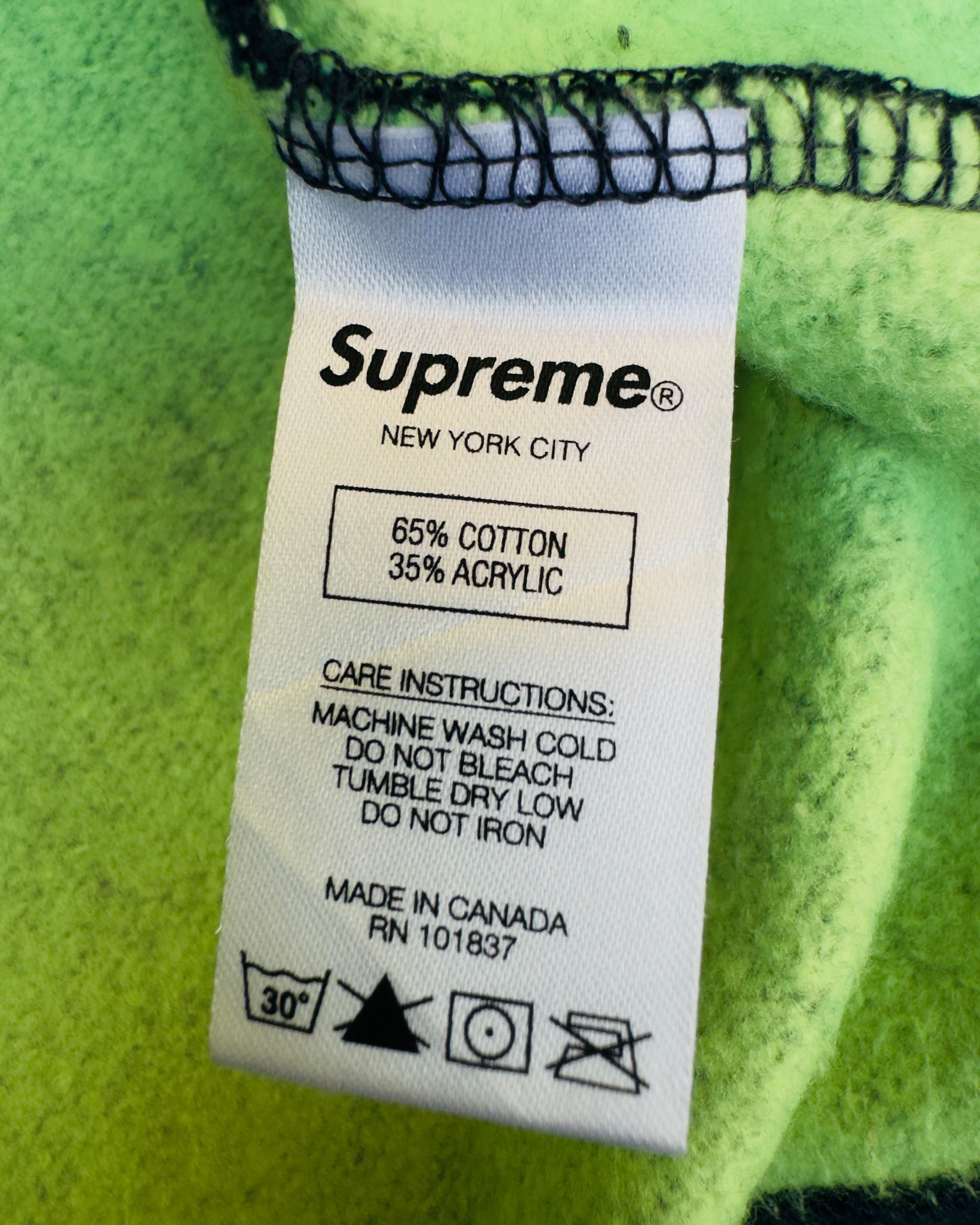 Supreme SUPREME CONTRAST ZIP UP HOODIE SS18 Size US M / EU 48-50 / 2 - 7 Thumbnail