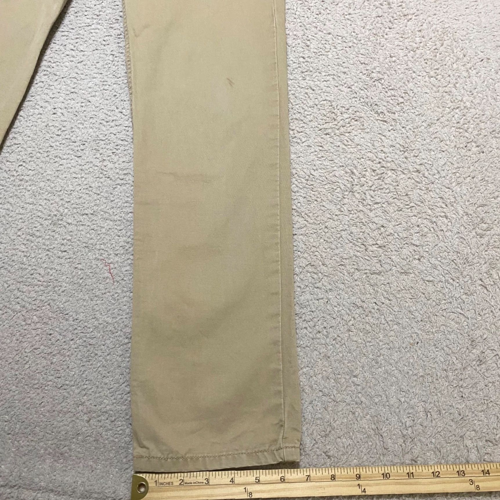 Levi's Levi's Jeans 30x32 Beige Slim Straight Mid Rise Denim 5-Pocket Mens Medium Wash 1847 Size US 30 / EU 46 - 3 Thumbnail